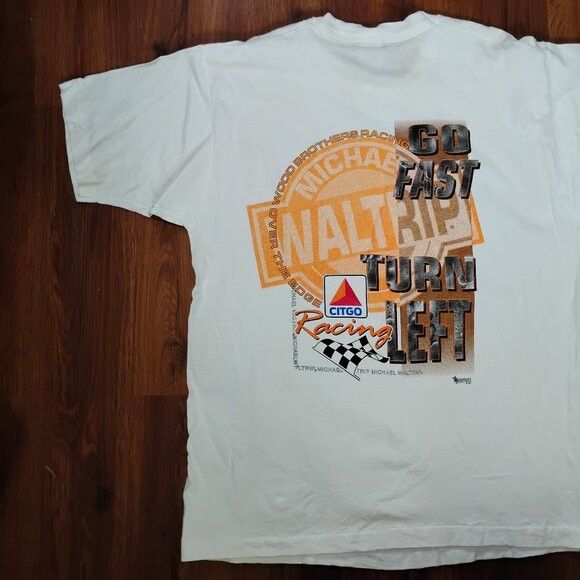 Other Vintage 90s Michael Waltrip Citgo Racing T-Shirt Size US XL / EU 56 / 4 - 7 Thumbnail