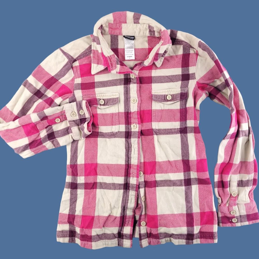 Patagonia Patagonia Shirt Womens Size 0 Flannel Button-Up Long Sleeve Pink Plaid Size XS / US 0-2 / IT 36-38 - 1 Thumbnail