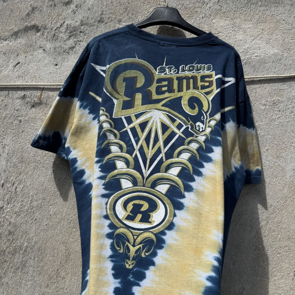 NFL Vintage St. Louis Rams AOP NFL Tshirt Tie Dye Jersey y2k Size US XL / EU 56 / 4 - 7 Thumbnail