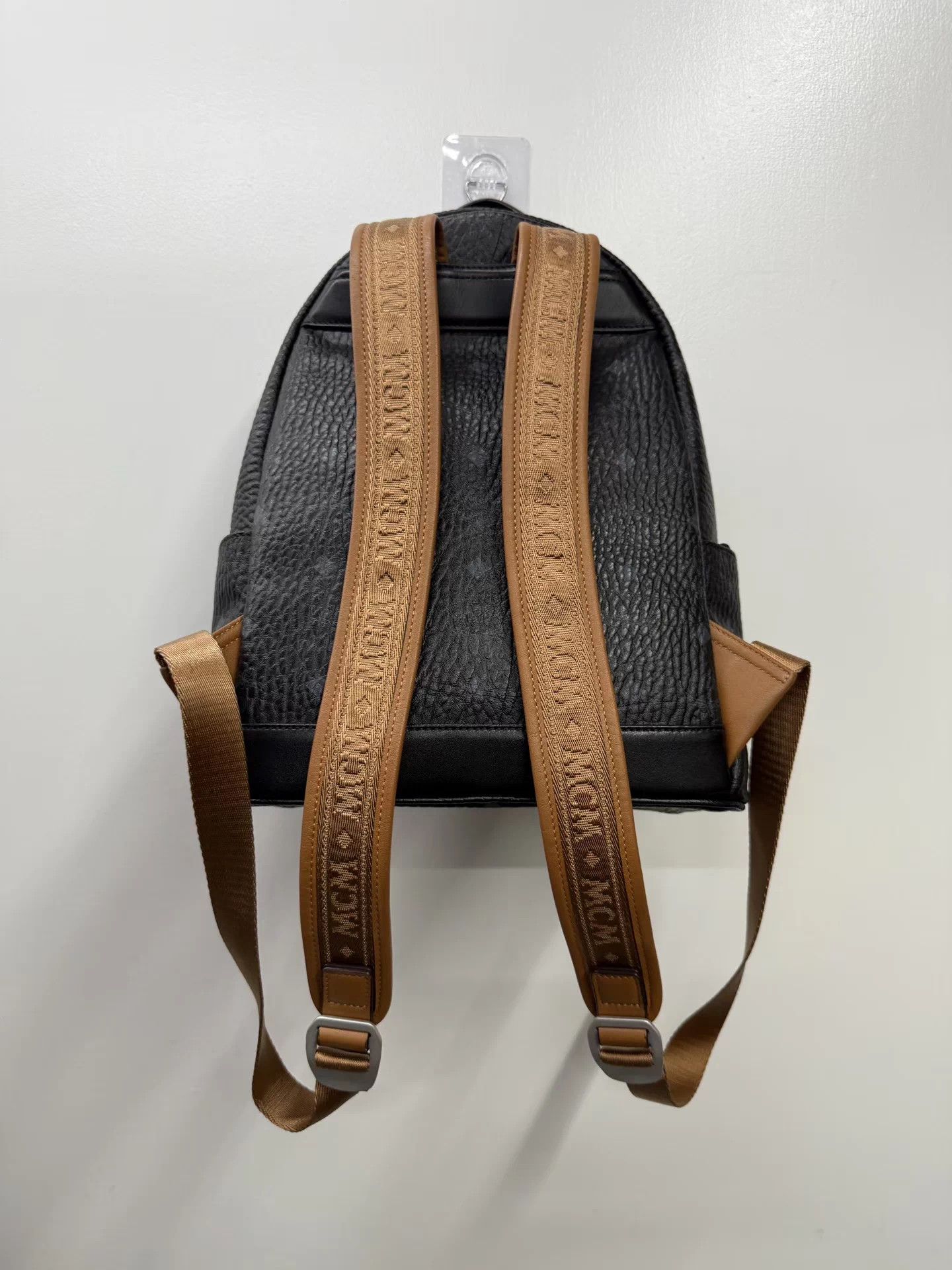 MCM MCM Studded Black All Over Print Small Backpack Size ONE SIZE - 2 Thumbnail