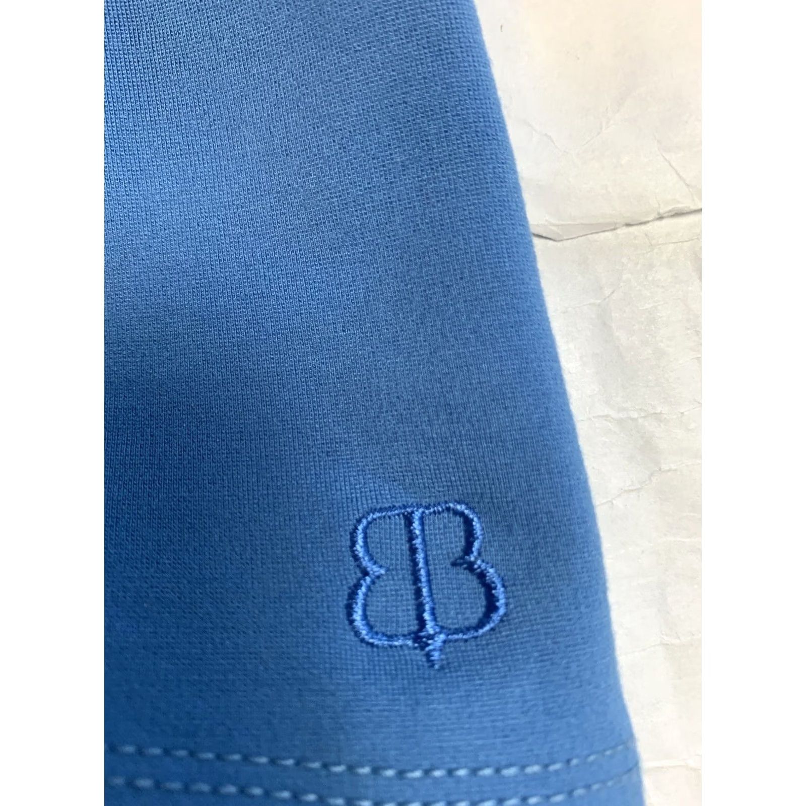 Vintage Betabrand Shirt Women 2XL Blue Short Sleeve Top Hi Low Boxy T-Shirt Casual Travel Size XXL / US 16-18 / IT 52-54 - 4 Thumbnail
