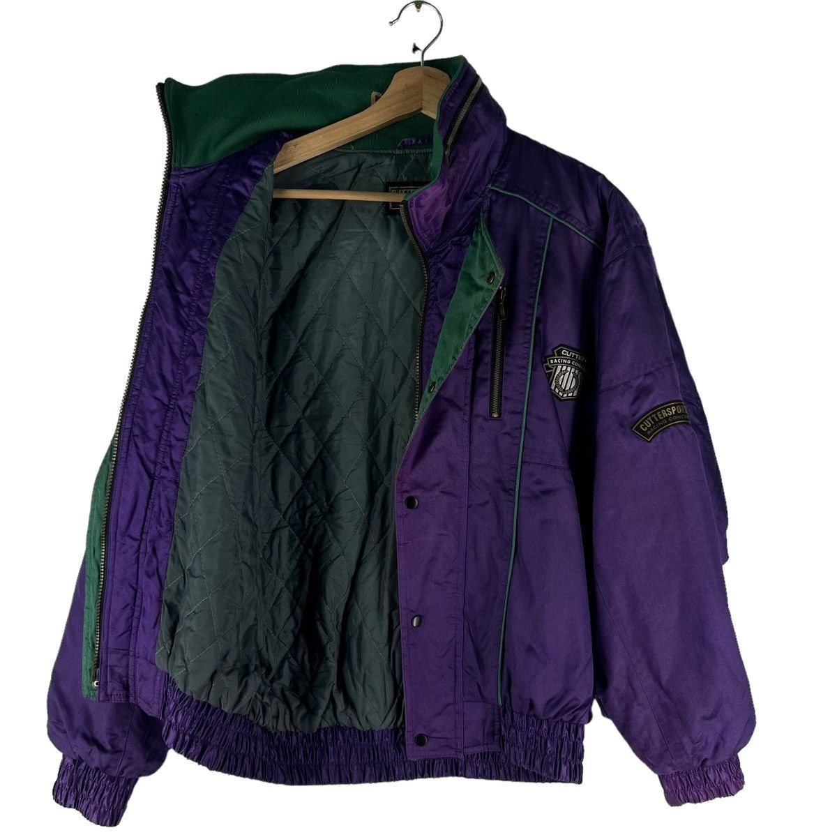 Japanese Brand 🔥Vintage Bomber Jacket Nylon Cutter Sports Racing Concept Size US S / EU 44-46 / 1 - 9 Thumbnail