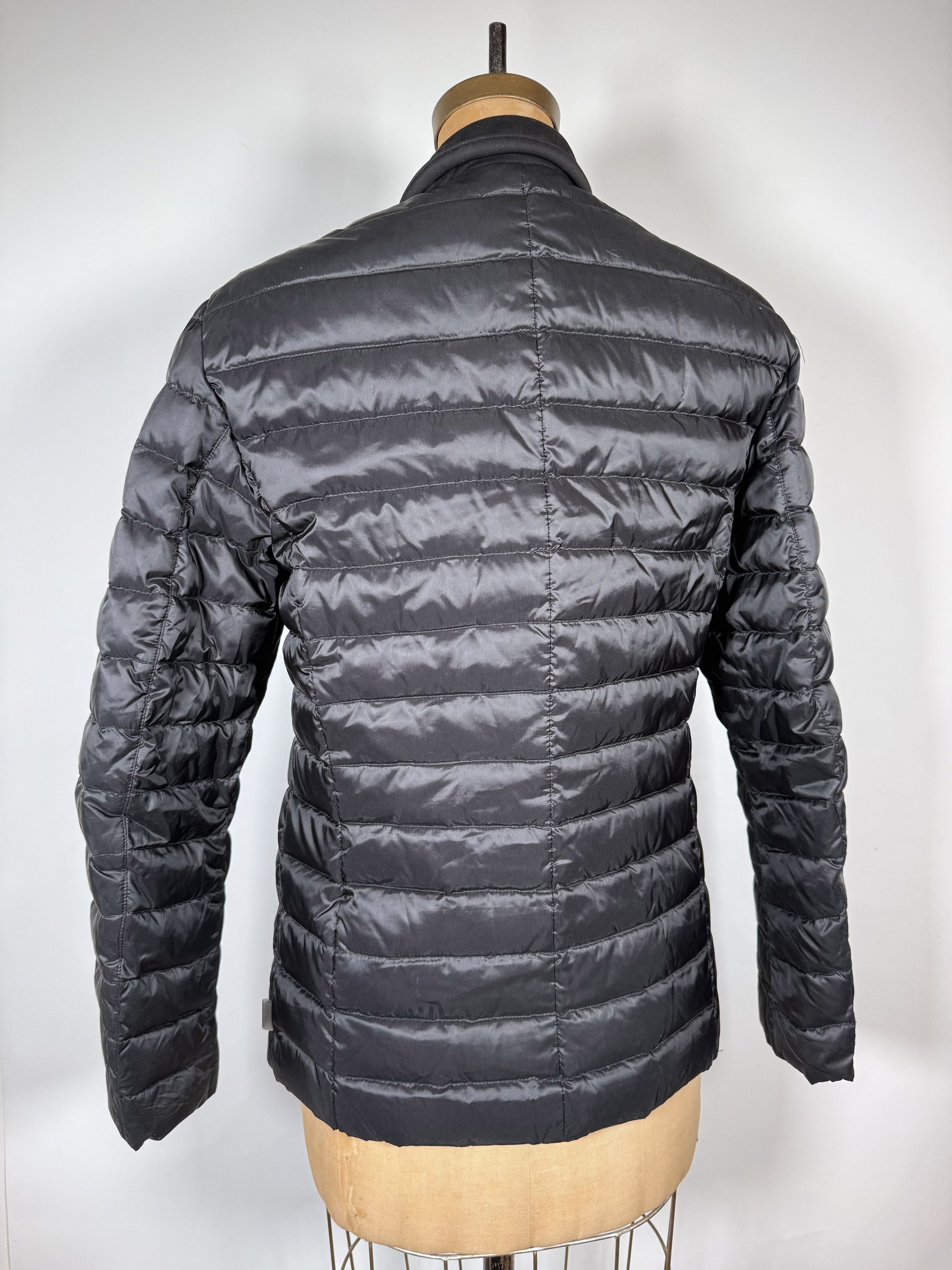 Armani Collezioni Armani Collezioni Black Mao Neck Down Quilted Jacket Size US S / EU 44-46 / 1 - 2 Thumbnail