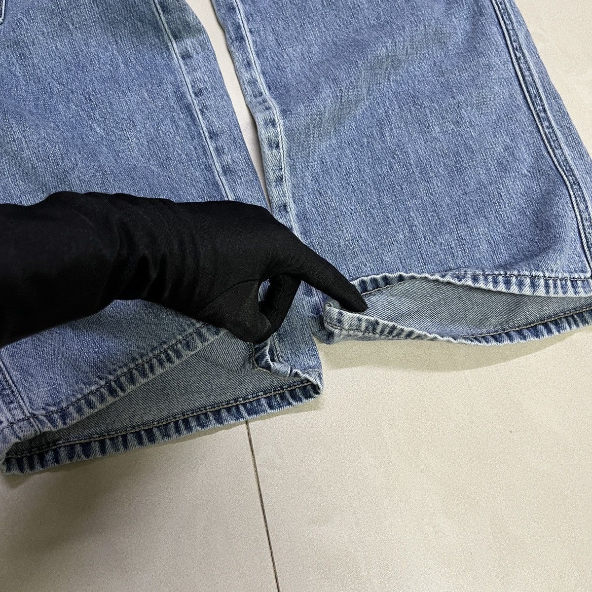 GU GU Baggy Cargo Jeans Size 28" / US 6 / IT 42 - 2 Thumbnail