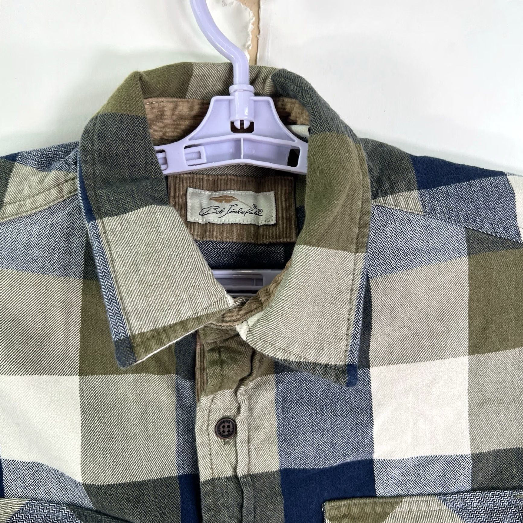 Vintage Bob Timberlake Plaid Shirt Mens Size M Blue/Green Long Sleeve Button-Up Size US M / EU 48-50 / 2 - 4 Thumbnail