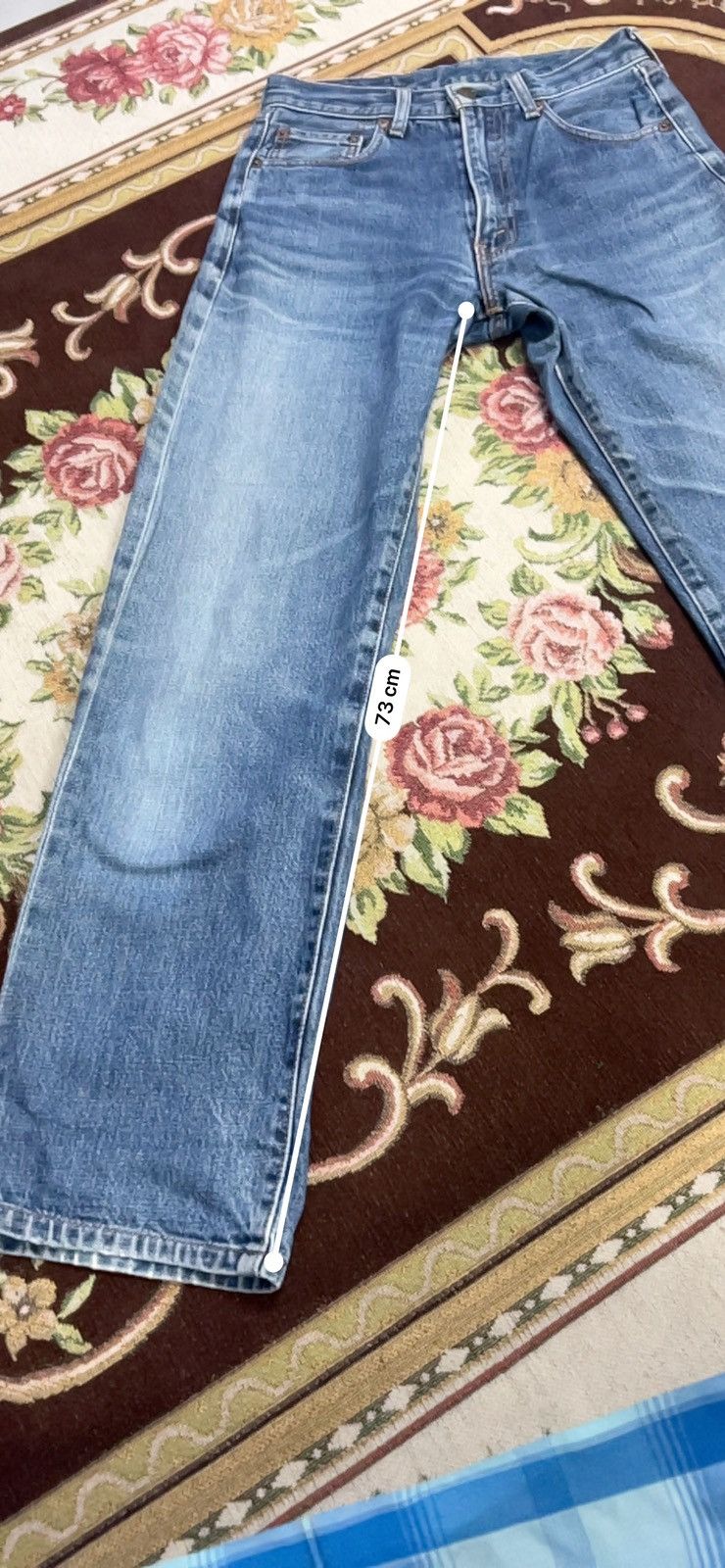 Levi's Vintage Clothing × Vintage Levis 551Z / w29 L36 - Vintage selvedge Japan Big E Size US 29 - 8 Thumbnail
