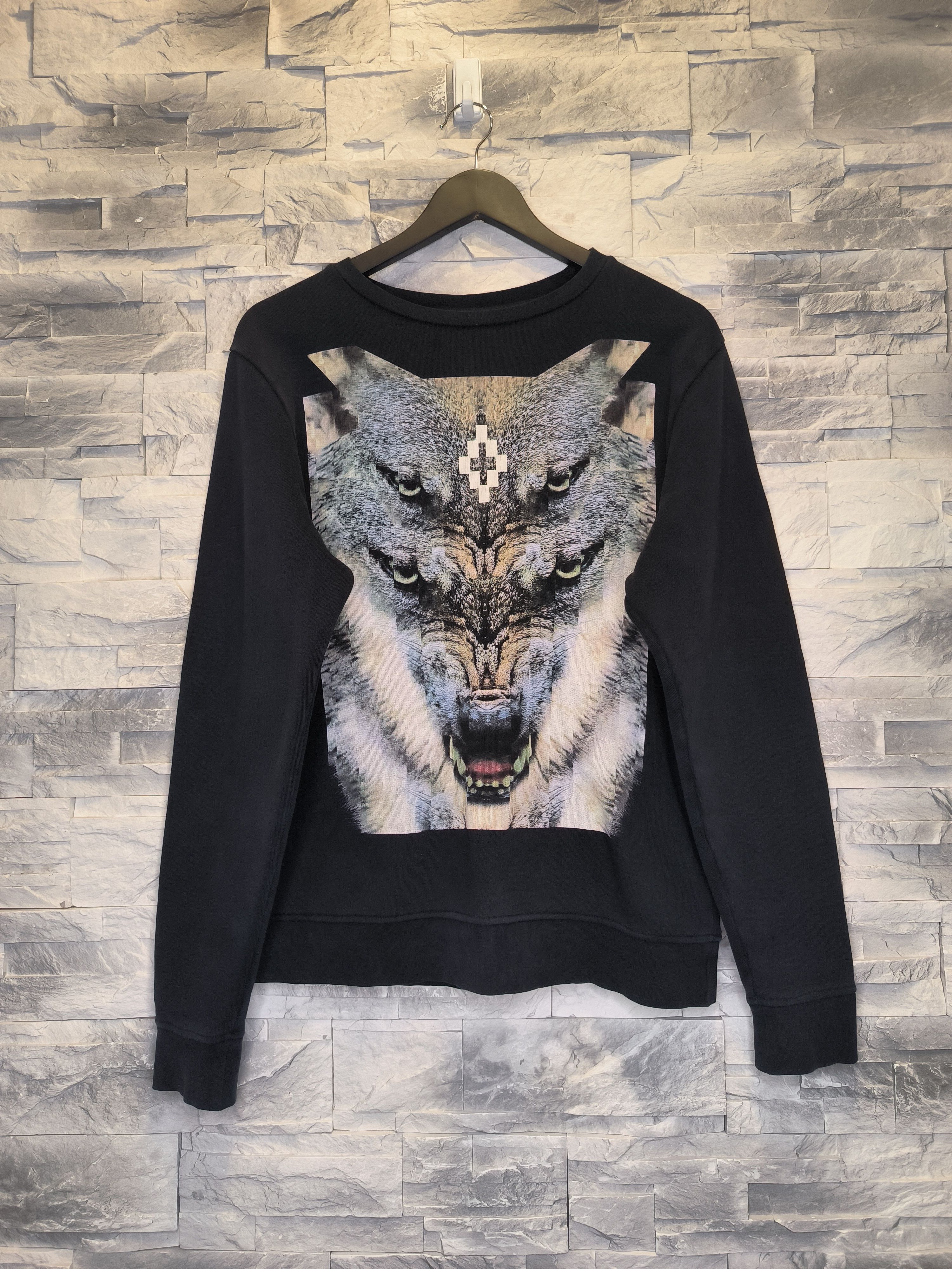 Marcelo Burlon Italy Made Wolf Crewneck Sweatshirt