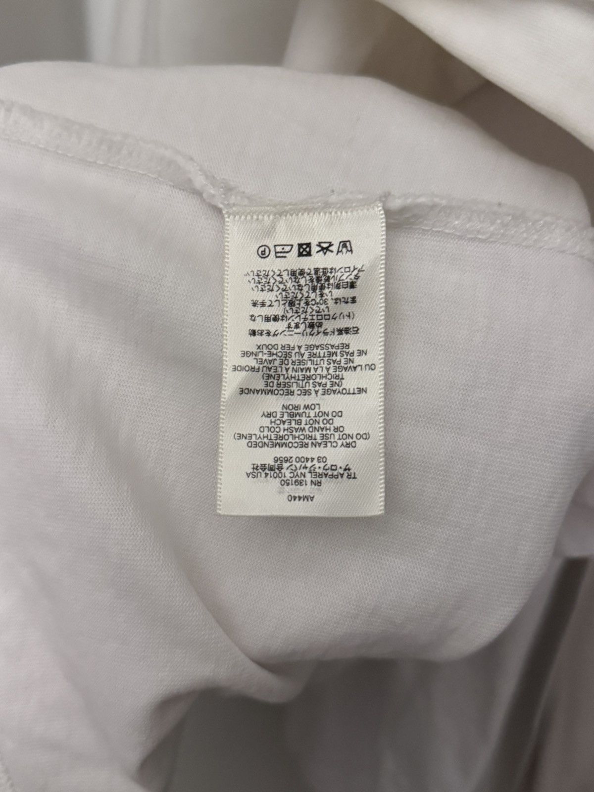 The Row The Row White T-shirt Size L / US 10 / IT 46 - 5 Thumbnail