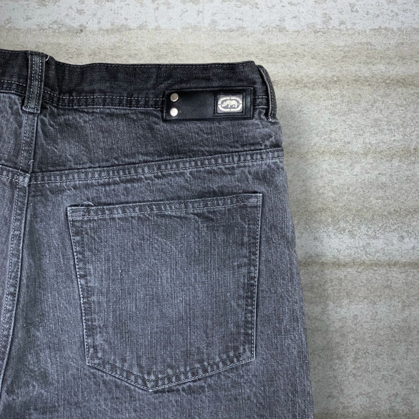 Ecko Unltd. Vintage Y2K Ecko Skater Jeans 36x30 Baggy Wide Black Wash Size US 36 / EU 52 - 3 Thumbnail
