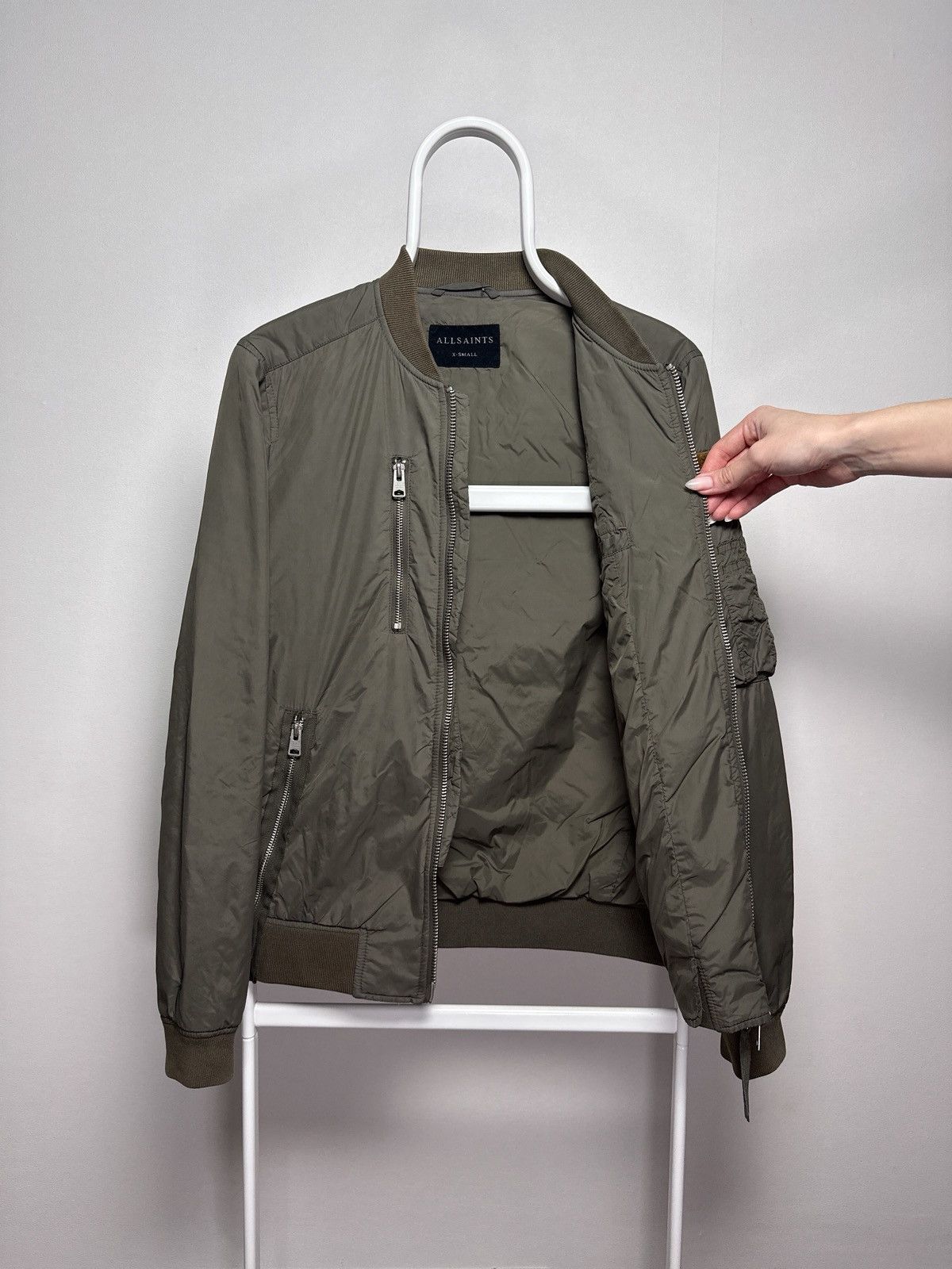 Allsaints AllSaints Combat Bomber Zip Jacket Size XS Size US XS / EU 42 / 0 - 7 Thumbnail
