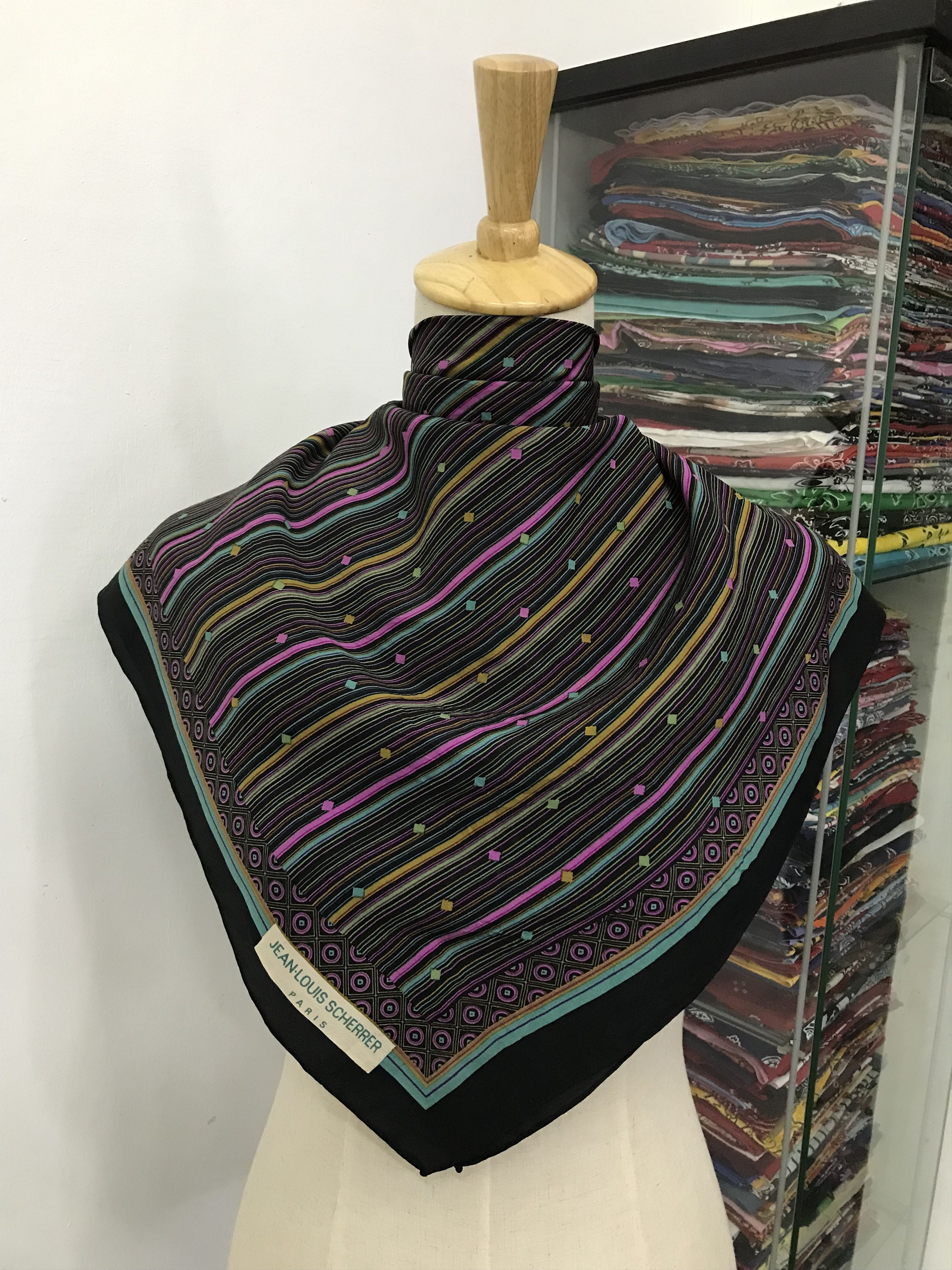 Jean-Louis Scherrer Vintage Jean Louis Scherrer Silk Scarf Size ONE SIZE - 1 Thumbnail
