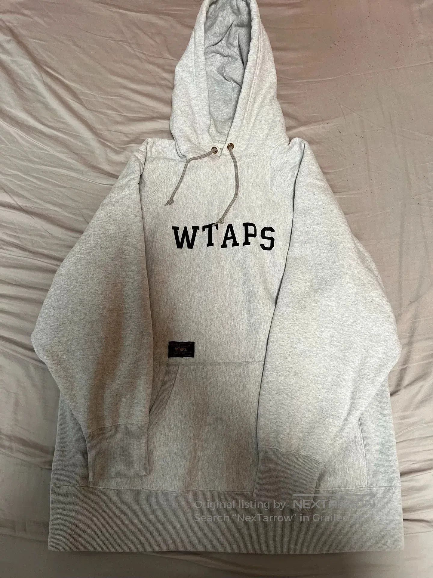 Wtaps WTAPS Design Hooded Sweatshirt in Gray. Size US XL / EU 56 / 4 - 2 Thumbnail