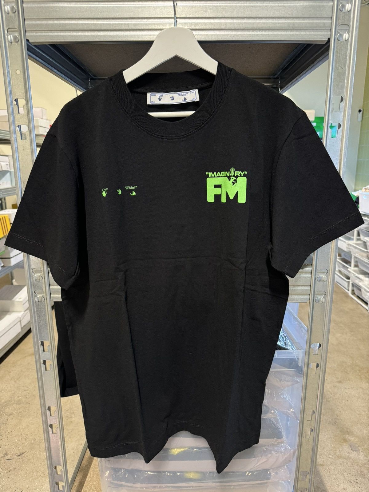 Off-White Off-White Imaginary FM T-Shirt RARE NEW 450$ Size US M / EU 48-50 / 2 - 1 Thumbnail