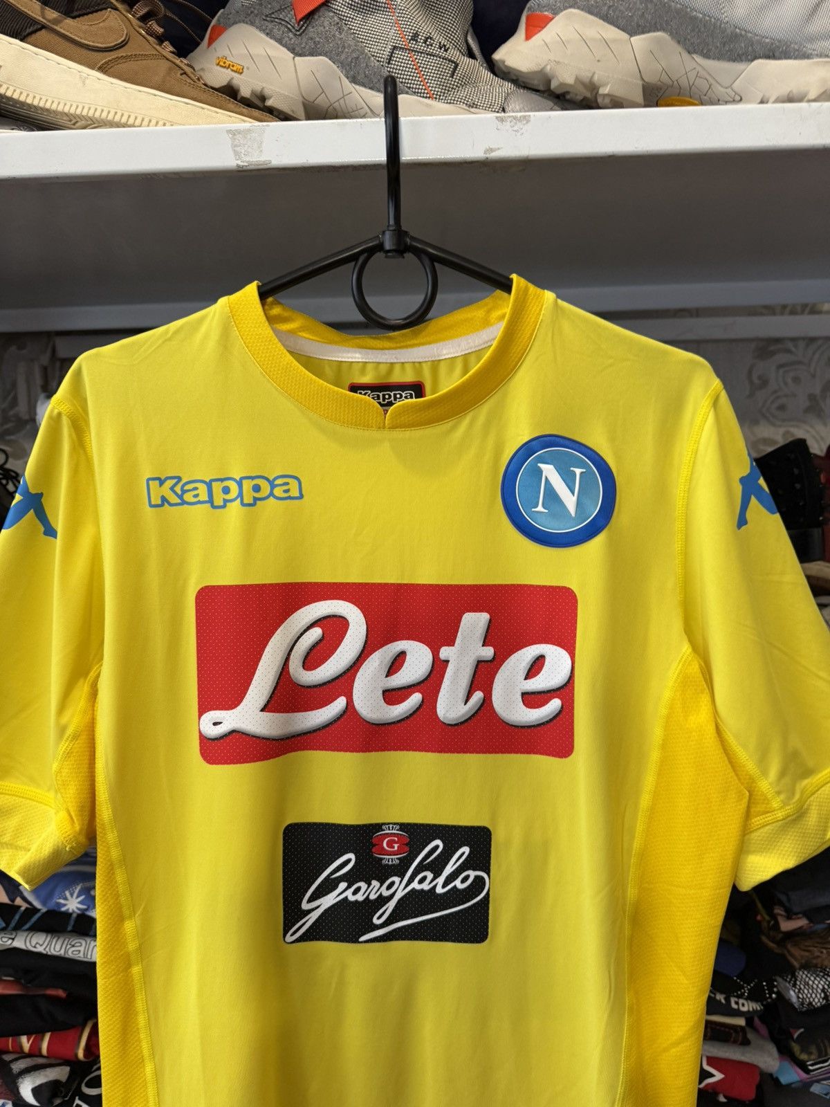 Kappa Napoli Jersey 2017 2018 Away Size M Shirt Kappa BNWT Size US M / EU 48-50 / 2 - 3 Thumbnail
