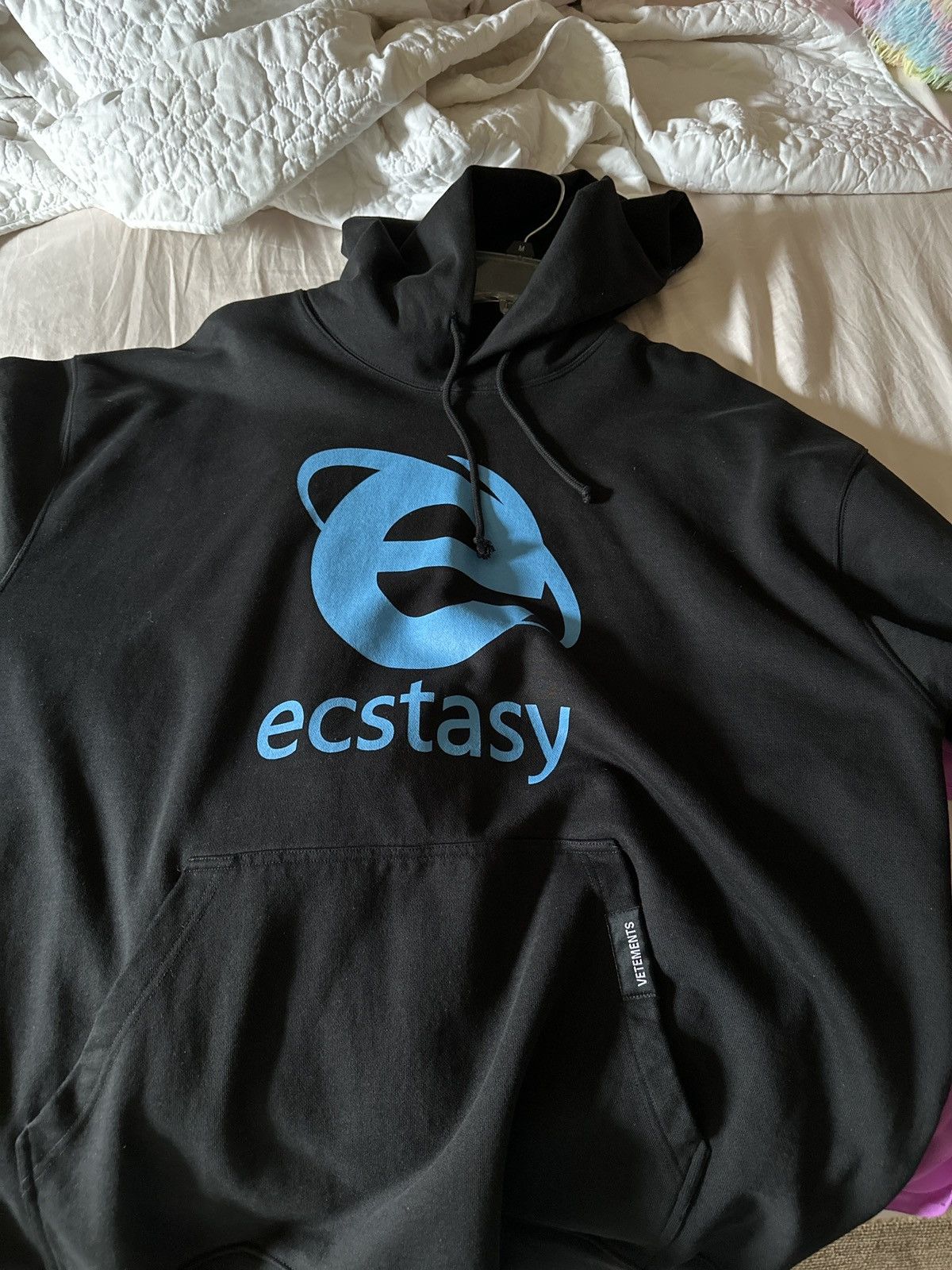 Vetements Vetements ecstasy oversized hoodie | Grailed