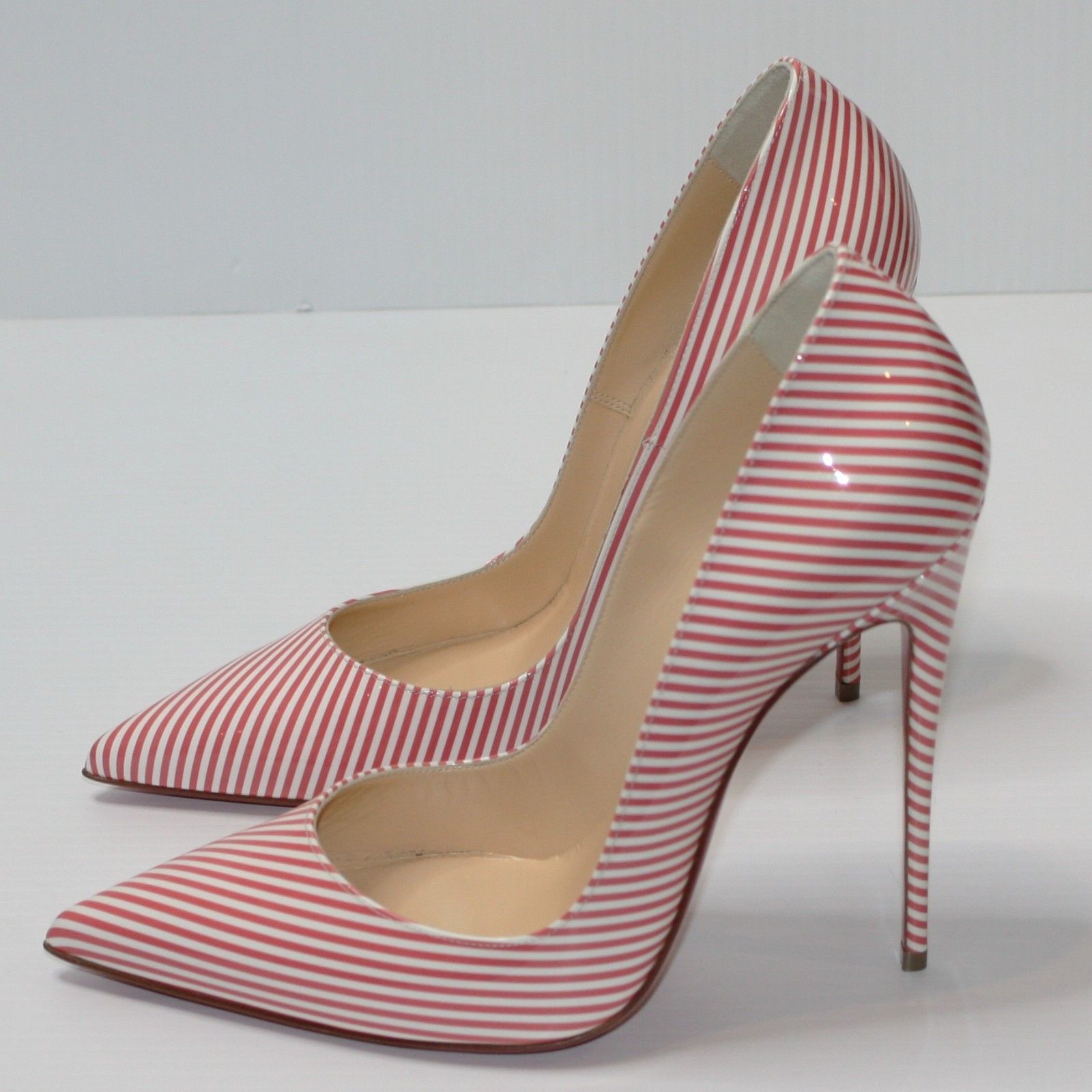 Christian Louboutin So Kate 120 Striped Smoothie Pump Shoes in EU 41 / US 11 NEW Size US 11 / IT 41 - 4 Thumbnail