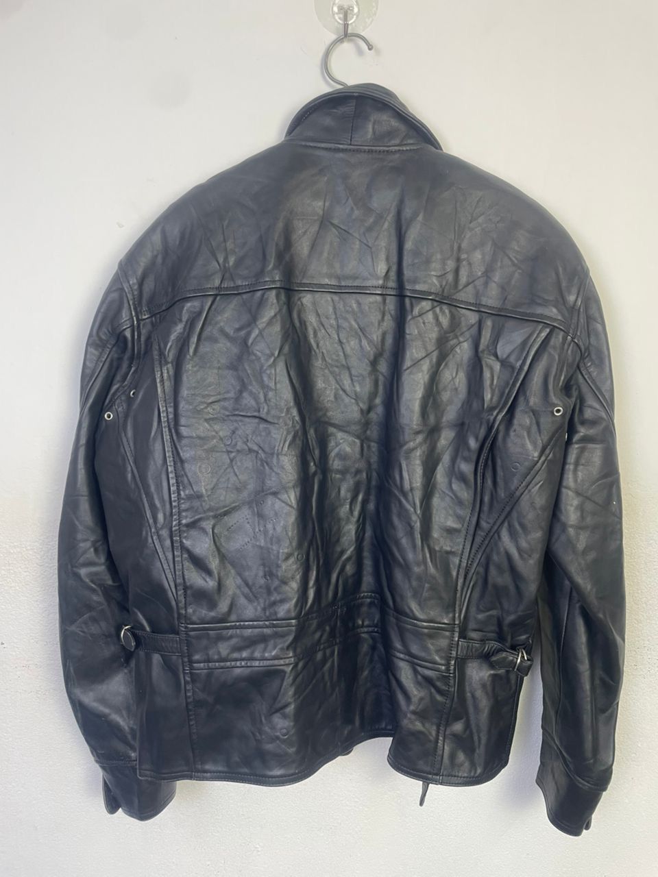 Japanese Brand × Vintage Vintage Nankai Leather Jacket Motorsport Size US XL / EU 56 / 4 - 14 Thumbnail
