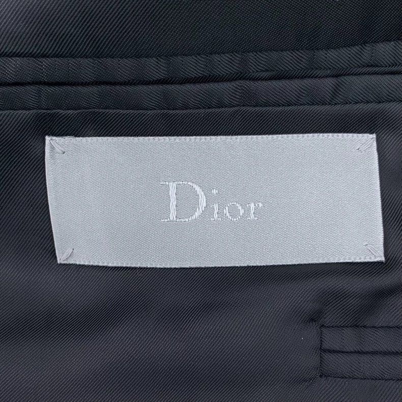 Dior Dior Black wool lapel single-breasted suit jacket 2501-Next Size 48R - 5 Thumbnail