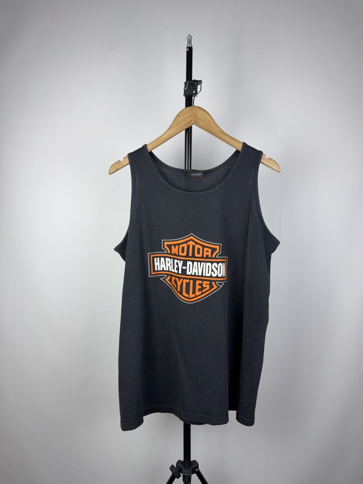 Harley Davidson Vintage 90’s 1996 made in USA Harley Davidson tank top shirt Size US XL / EU 56 / 4 - 1 Thumbnail