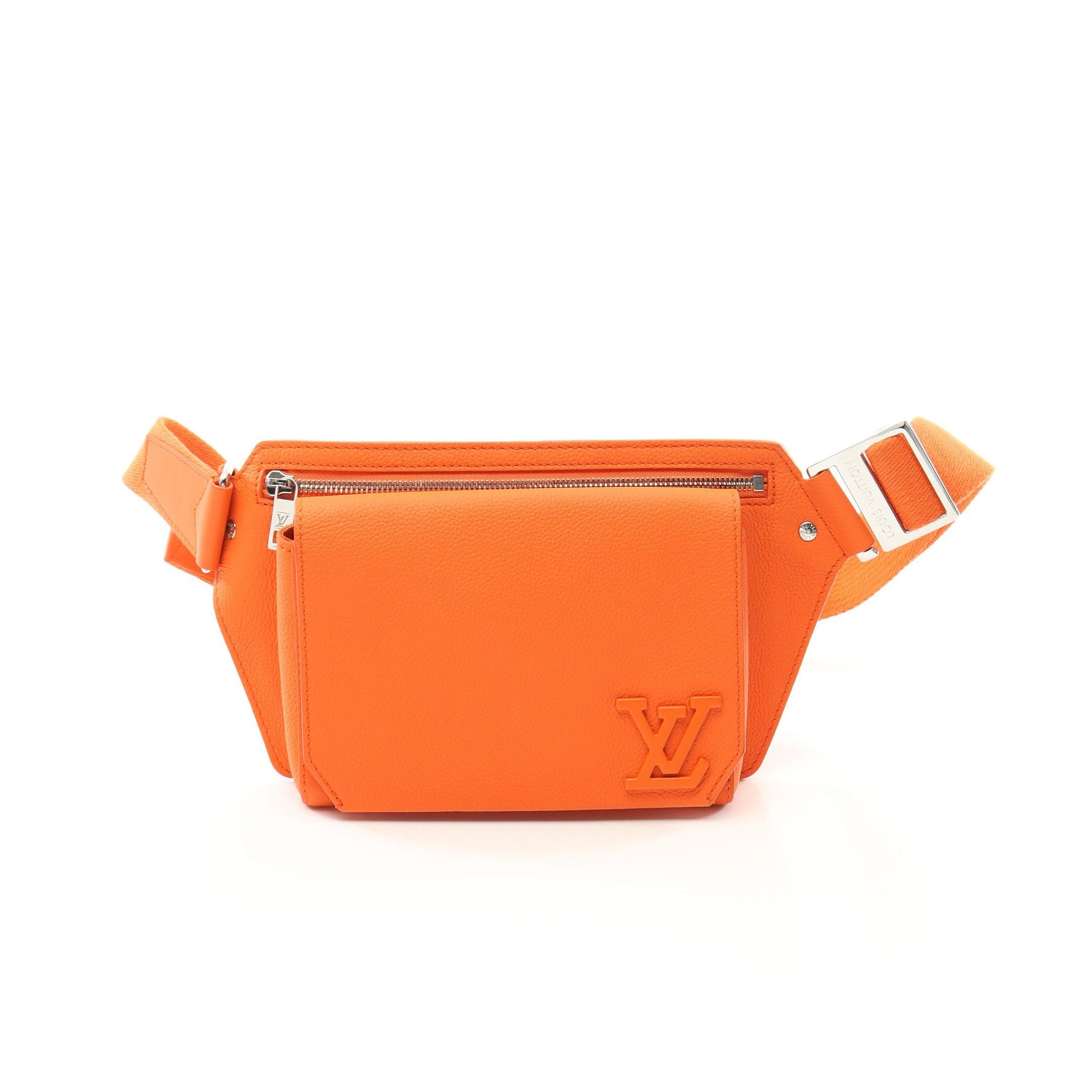 Louis Vuitton Bum Bag Nv Aerogram Volcano Orange Body Waist Leather