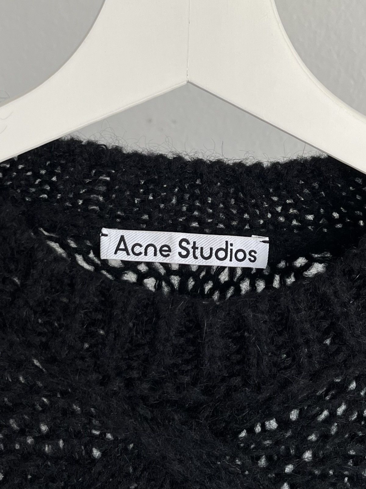 Acne Studios Acne Studios Spiderweb Mohair Wool Cable Knit Sweater Unisex Size US M / EU 48-50 / 2 - 11 Thumbnail