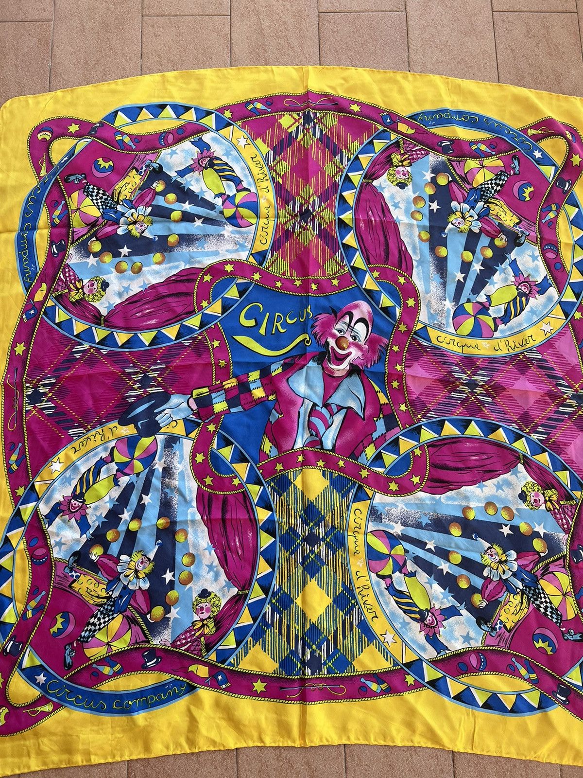 Dolce & Gabbana Dolce & Gabbana Silk Circus Scarf Size ONE SIZE - 5 Thumbnail