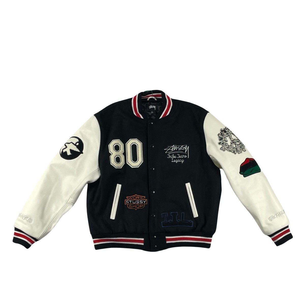 Our Legacy Stussy Our Legacy Denim Tears Varsity Jacket | Grailed