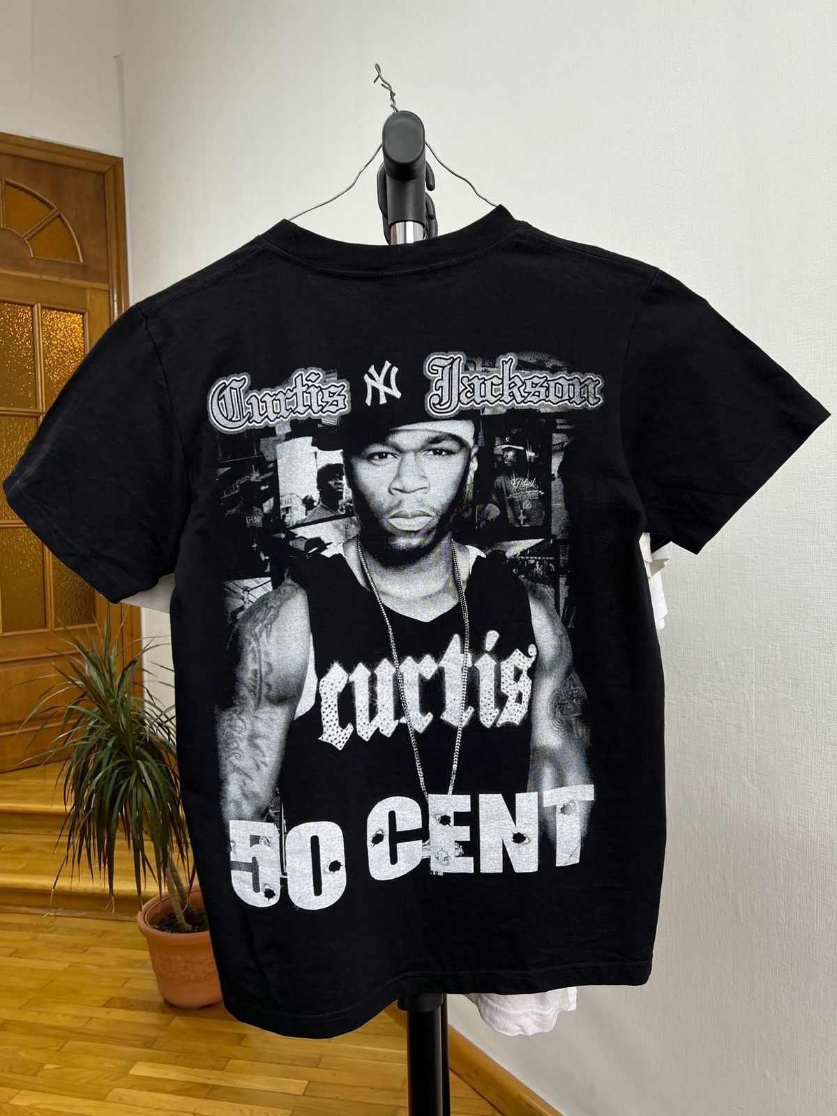 Band Tees × Rap Tees × Vintage Vintage 50 cent 00s Album Rap Graphic HipHop Tee-Shirt Size US M / EU 48-50 / 2 - 2 Thumbnail