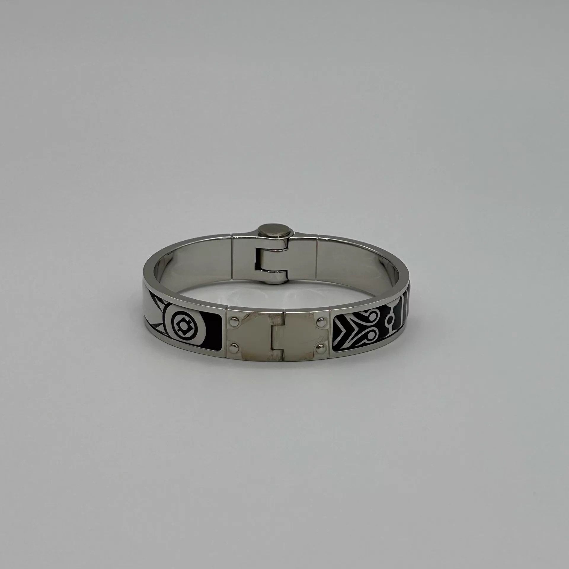 Hermes Hermes Hinge Enamel Bracelet New Unworn Size ONE SIZE - 2 Thumbnail