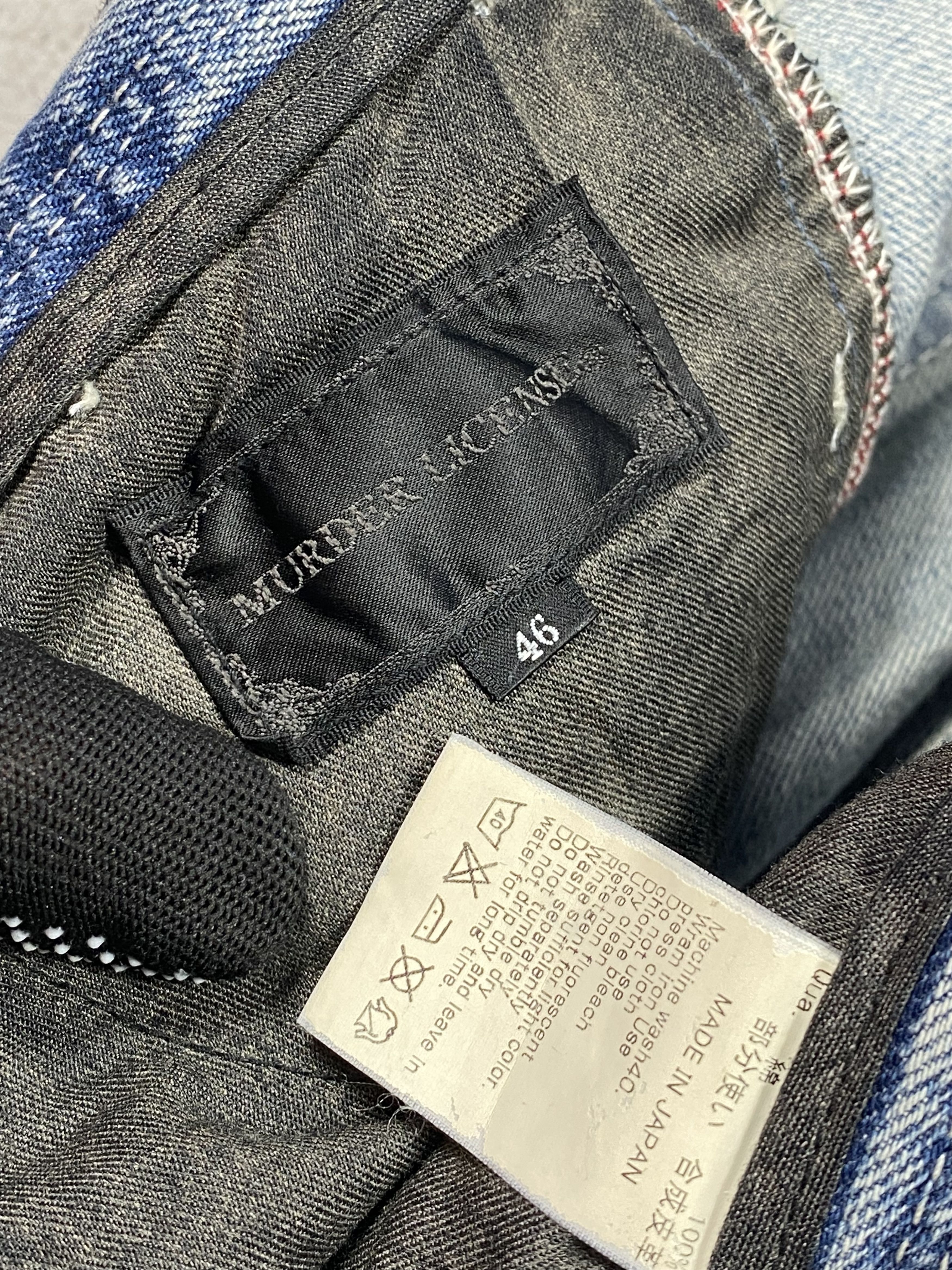 Japanese Brand RARE🔥Japanese Flare Bootcut Honeycomb Faded Low Rise Size US 32 / EU 48 - 10 Thumbnail