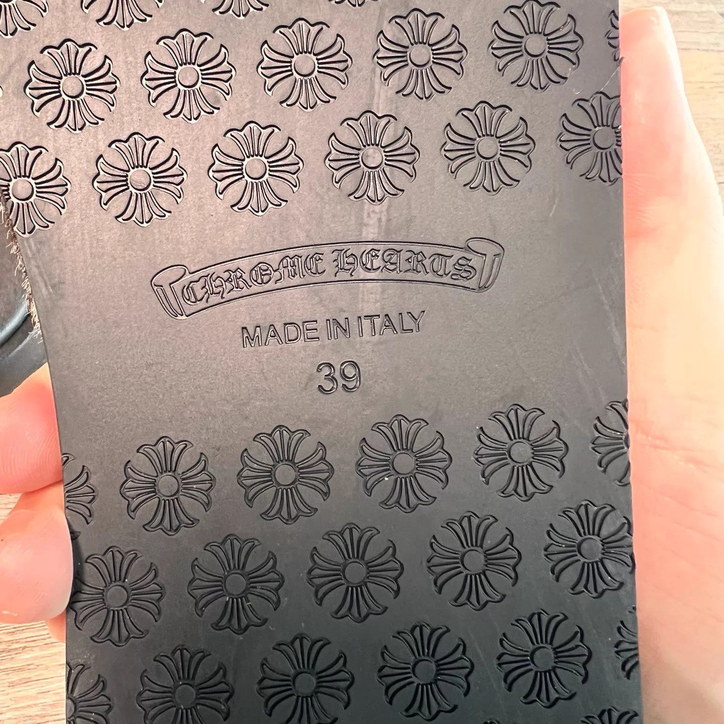 Chrome Hearts Chrome Hearts Zebra Green Leather Flame Cross Slippers 39 Size US 8.5 / IT 38.5 - 8 Thumbnail