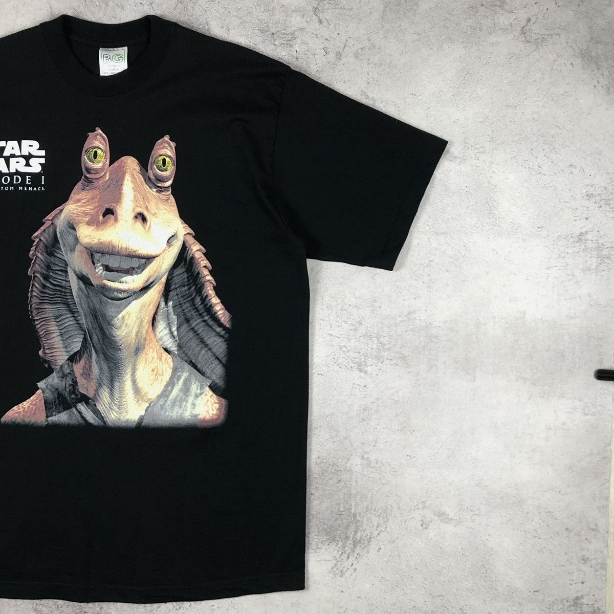 Star Wars 1999 Star Wars Episode 1 Jar Jar Binks Phantom Menace Tee Size US XL / EU 56 / 4 - 14 Thumbnail