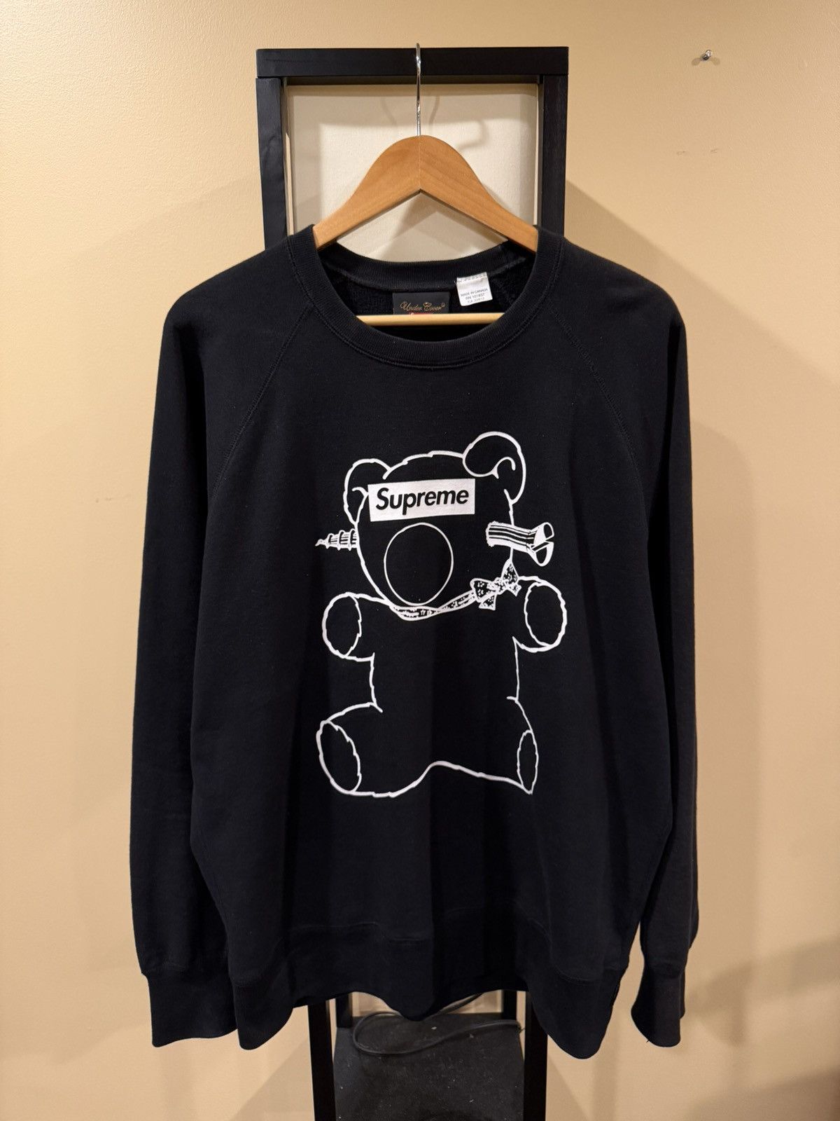 Supreme × Undercover Supreme x Undercover SS15 Bear Box Logo Crewneck Sweatshirt Size US L / EU 52-54 / 3 - 10 Thumbnail