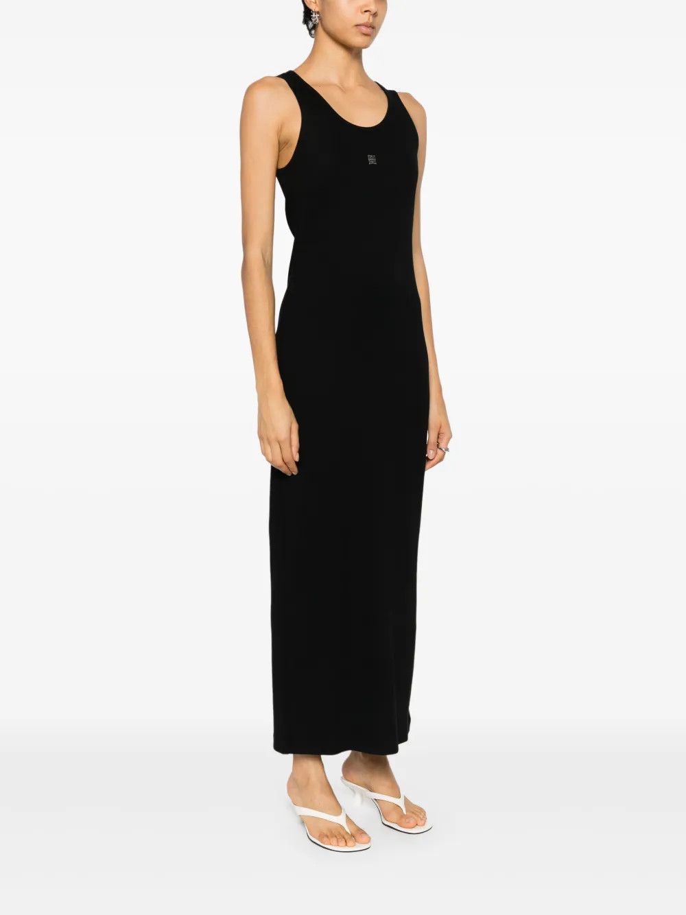 Givenchy o1n1vont0326 4g Plaque Midi Dress in Black Size M / US 6-8 / IT 42-44 - 2 Thumbnail
