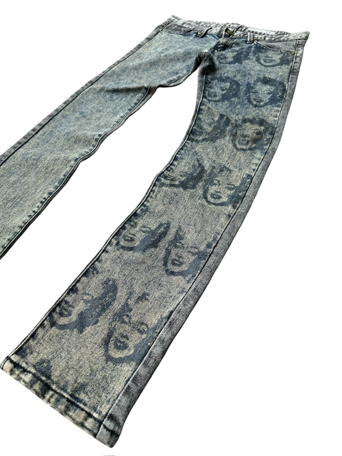 If Six Was Nine 00's Cocablue trompe loeil '' Monroe '' jeans Size US 30 / EU 46 - 4 Thumbnail