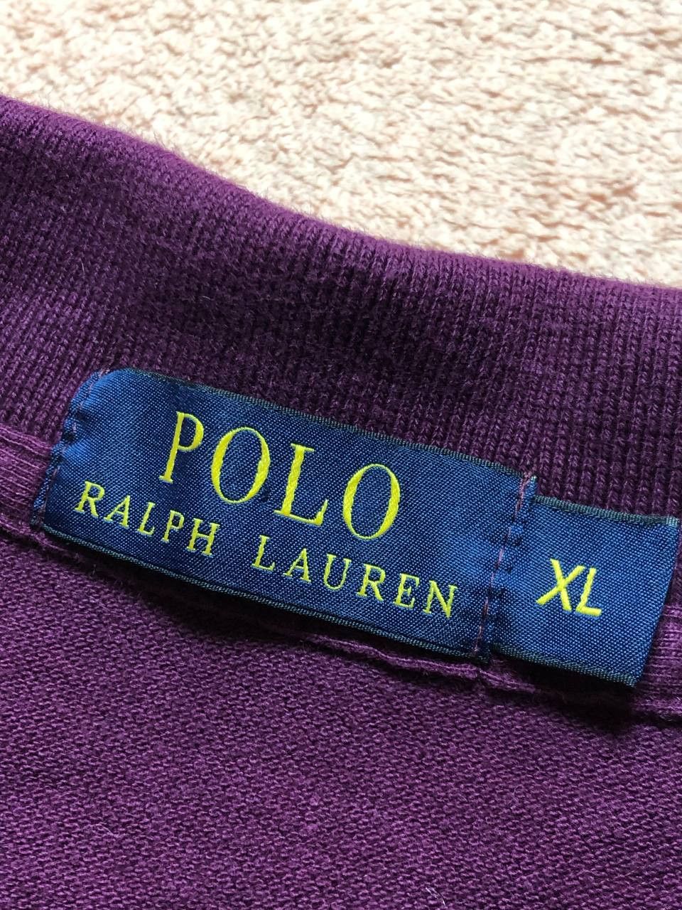Polo Ralph Lauren Vintage Polo Ralph Lauren 100% Cotton Polo Size XL Size US XL / EU 56 / 4 - 2 Thumbnail