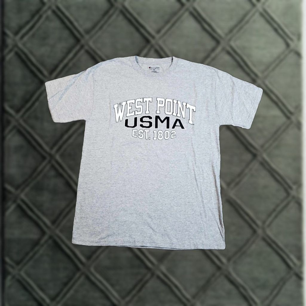 Champion VINTAGE West Point USMA T Shirt Gray Champion M Men Short Sleeve Shirt - Military 2000s? Size US M / EU 48-50 / 2 - 1 Thumbnail