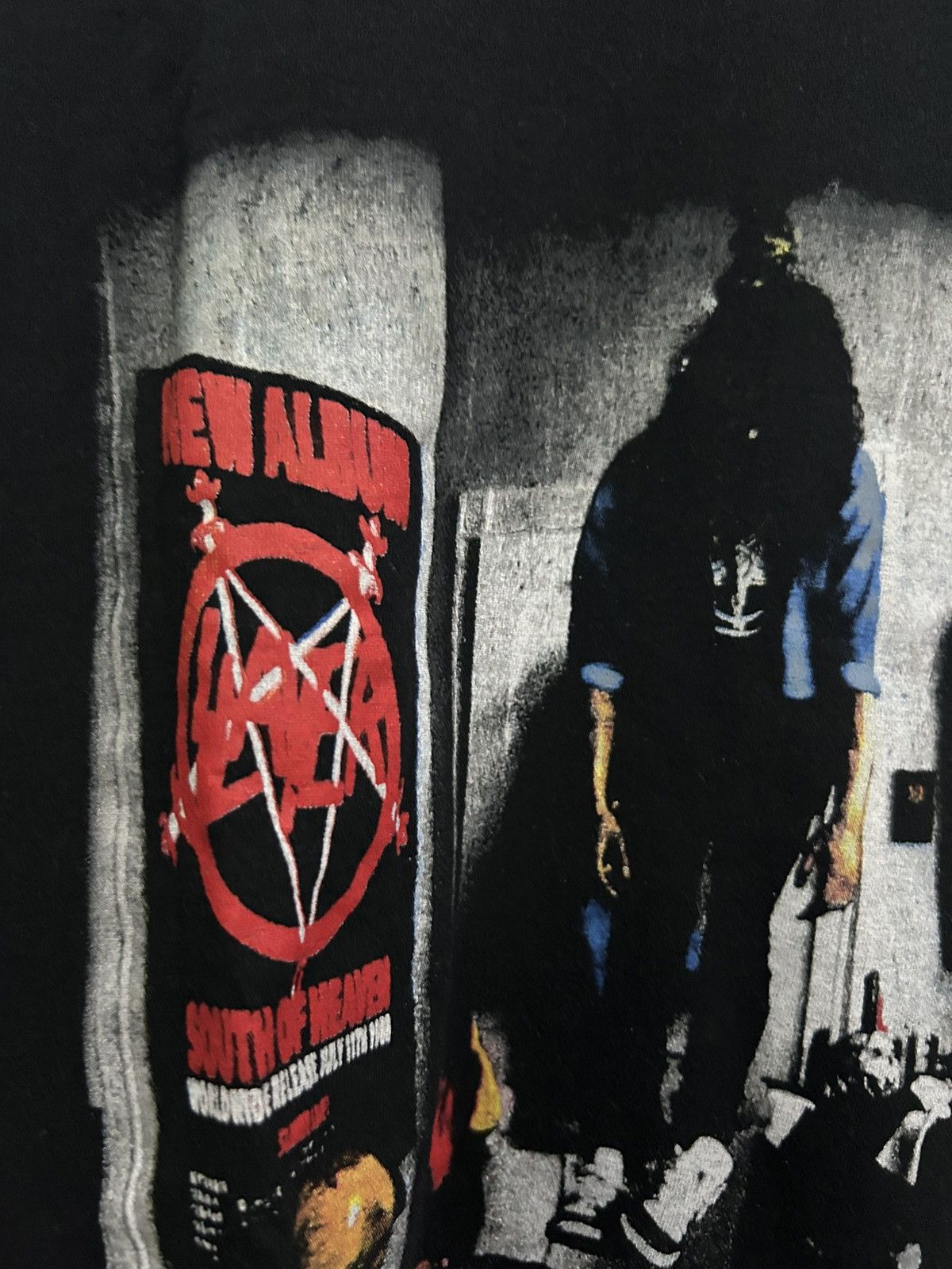Band Tees × Vintage Vintage 00s Slayer Hanging Boys Reprint Tees Size US XL / EU 56 / 4 - 6 Thumbnail