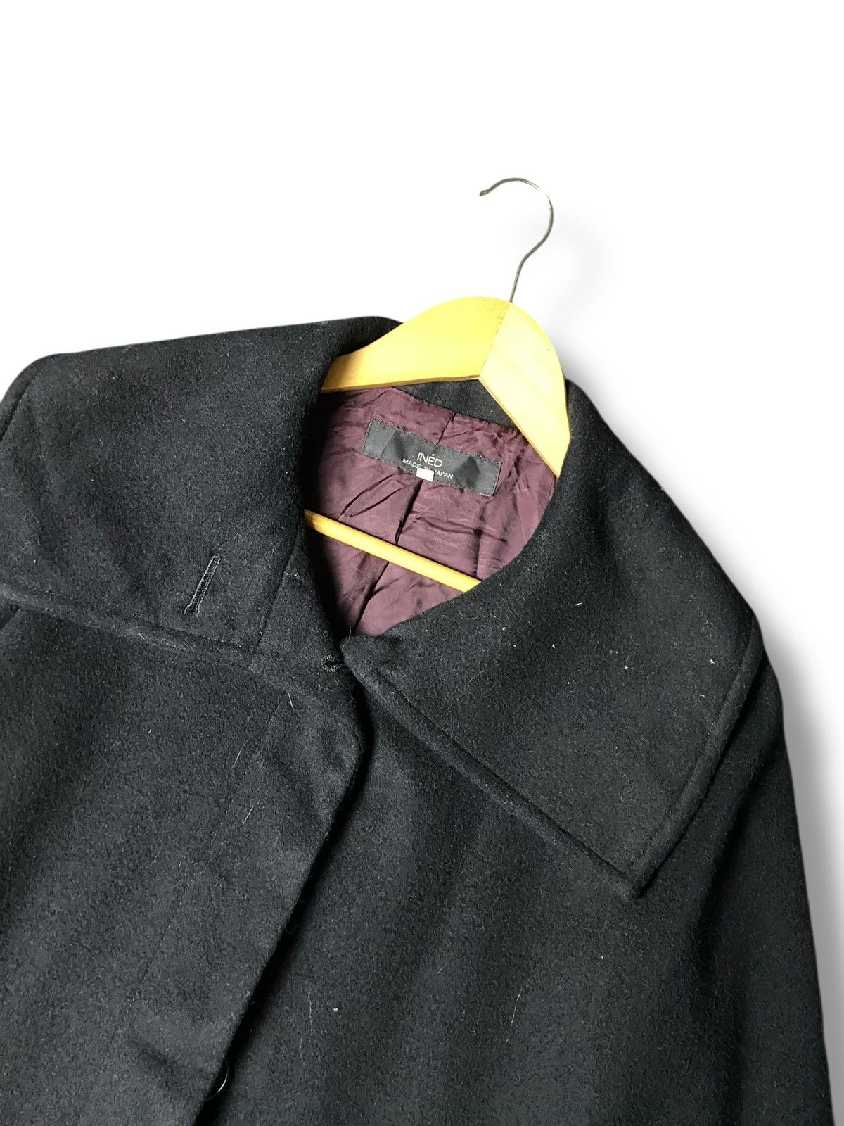Yohji Yamamoto INED Japanese Brand Cape Style Short Coat (163) Size XS / US 0-2 / IT 36-38 - 5 Thumbnail