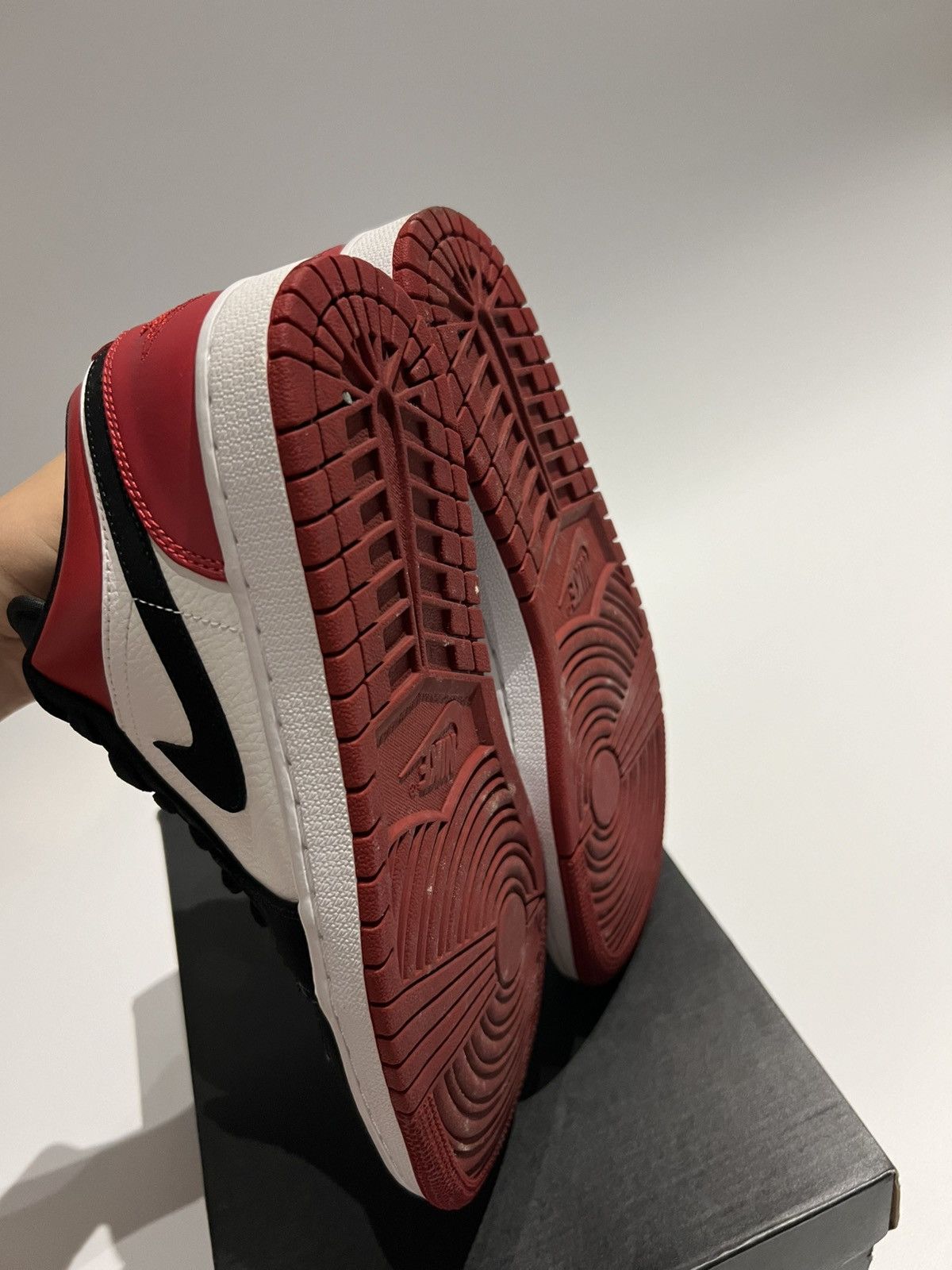 Nike Air Jordan 1 Low “Gym Red” Black Toe Low Sneakers Size US 8 / EU 41 - 11 Thumbnail