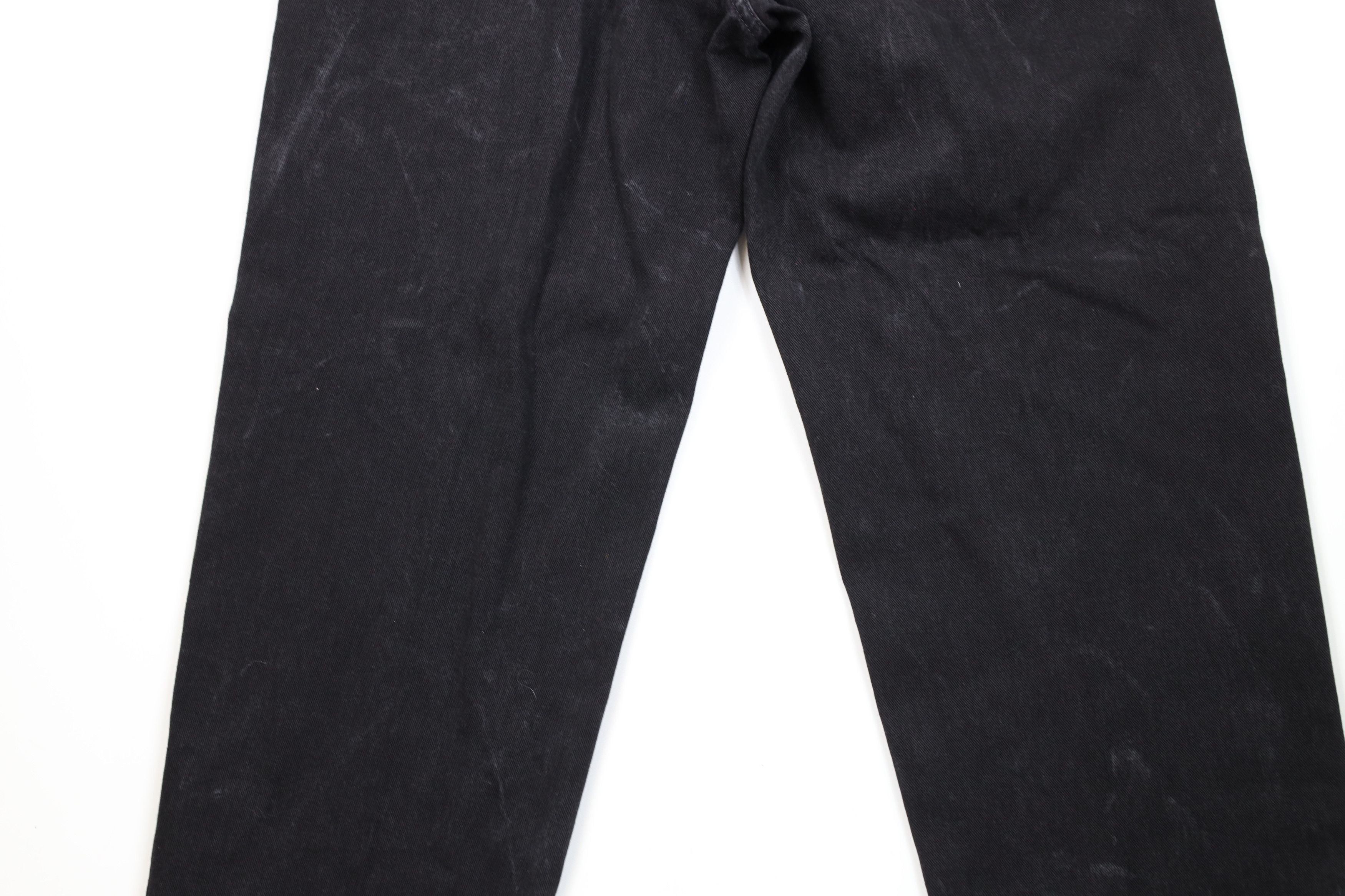 Tommy Hilfiger Vintage 90s Tommy Hilfiger Baggy Wide Leg Denim Jeans Black Size US 38 / EU 54 - 11 Thumbnail
