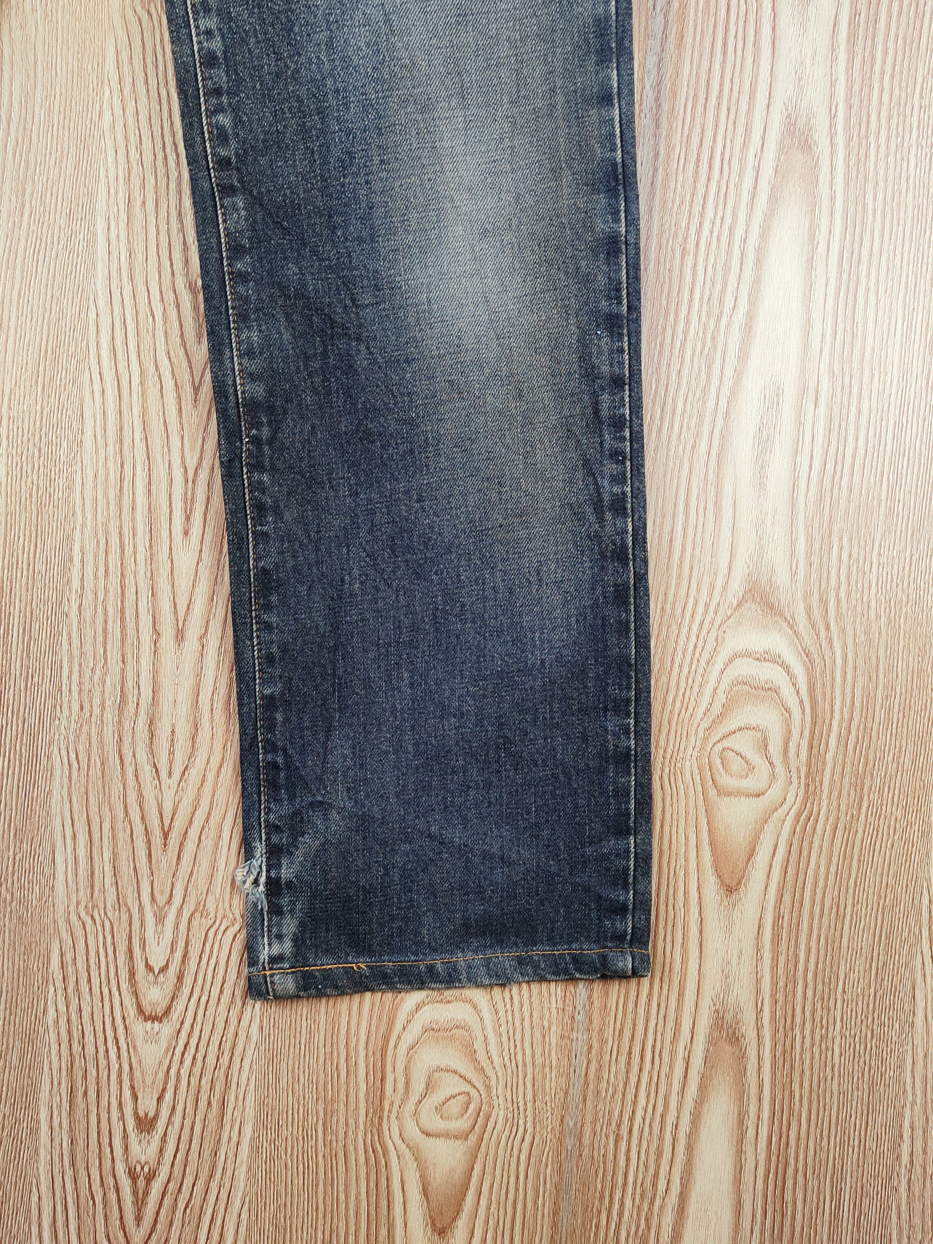 Edwin Edwin Black Distressed Ripped Jeans #S2696 Size US 28 / EU 44 - 6 Thumbnail