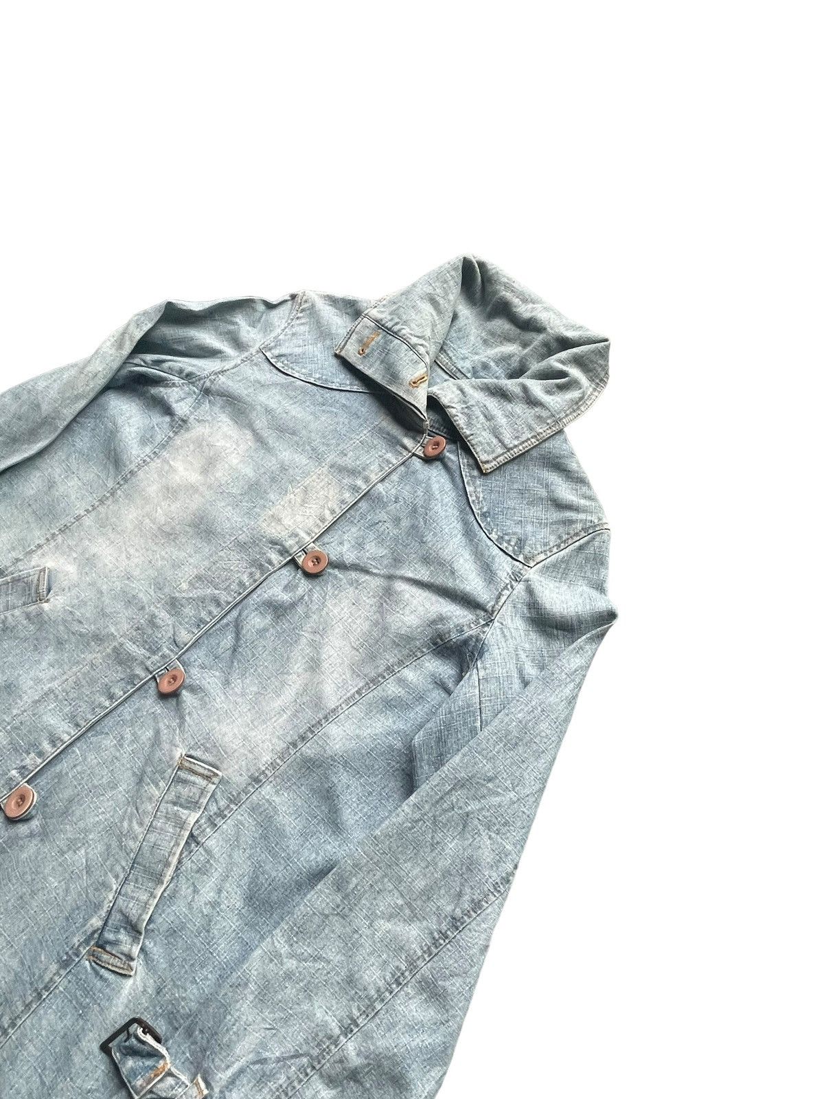 Japanese Brand Chello Parka Denim Jacket Size M / US 6-8 / IT 42-44 - 2 Thumbnail