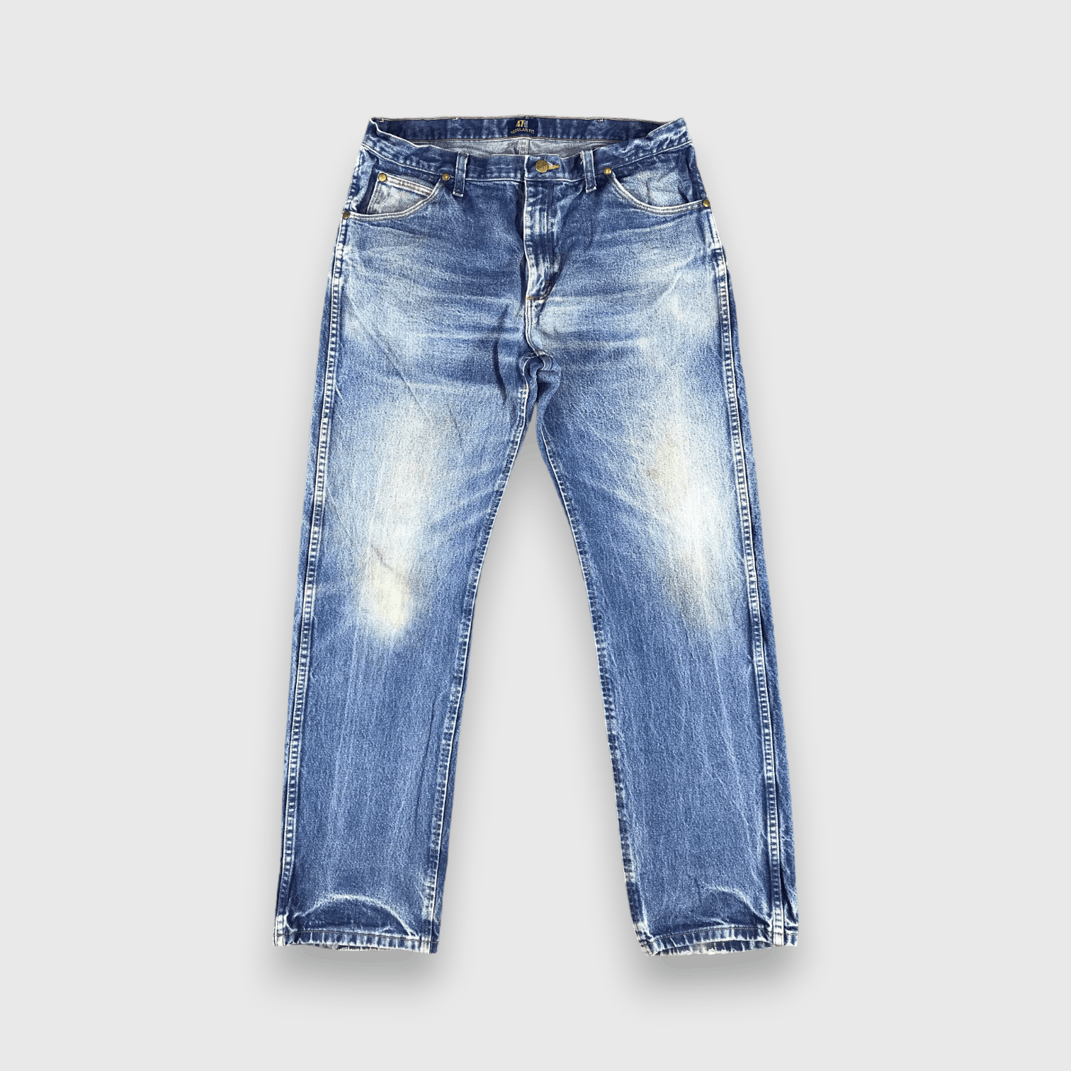 Vintage Vintage Blue Wash Wrangler Jeans-J2296 Size US 35 - 1 Thumbnail