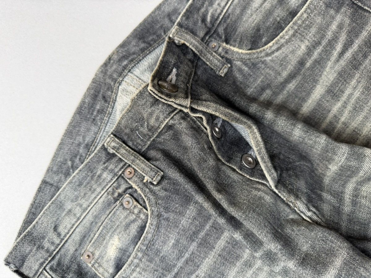 Japanese Brand Green lace up flare jeans Size US 29 - 4 Thumbnail