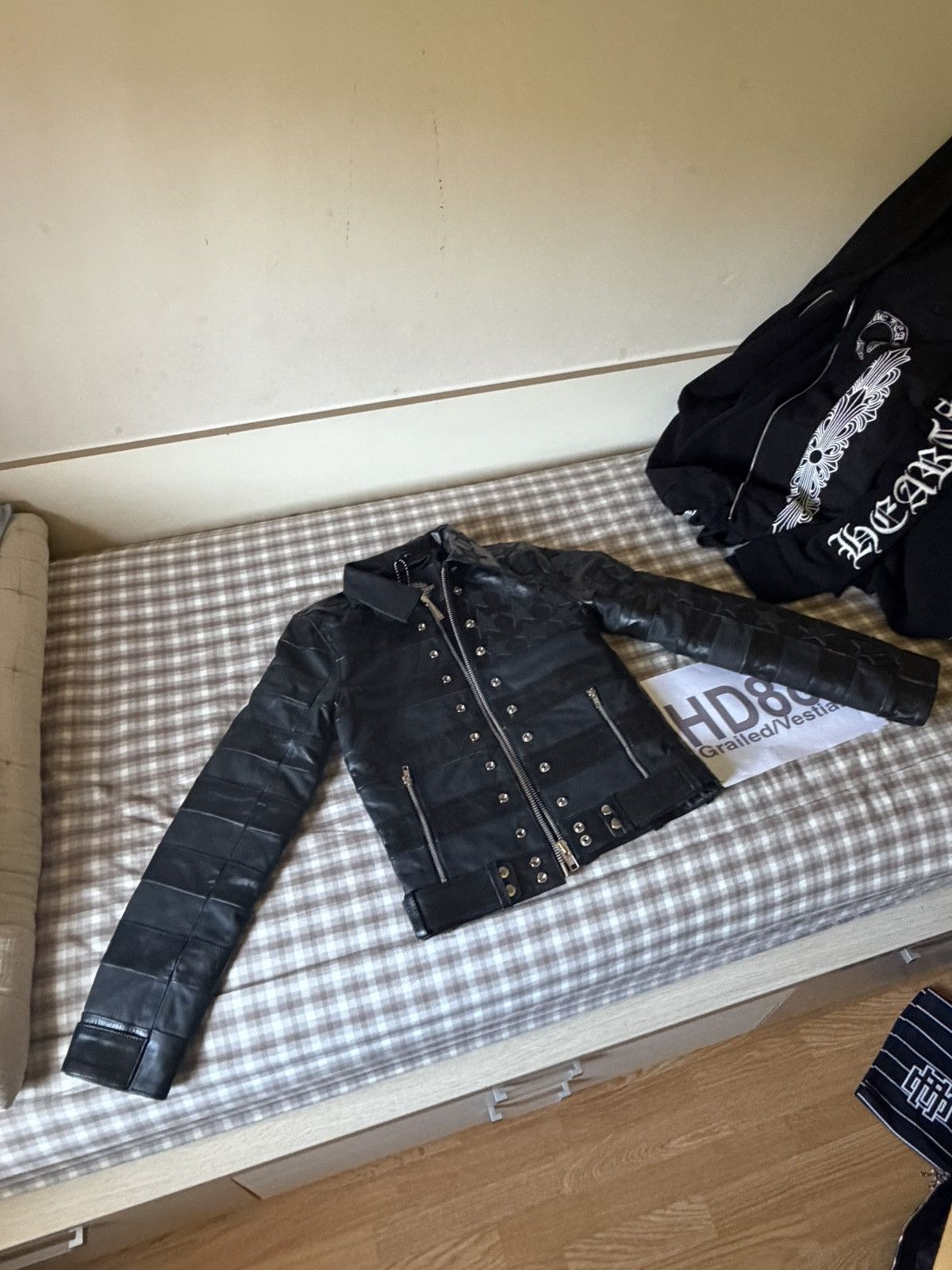 Other PHTMNE BLK AMERIKA LEATHER MOTO JACKET Size US M / EU 48-50 / 2 - 1 Thumbnail