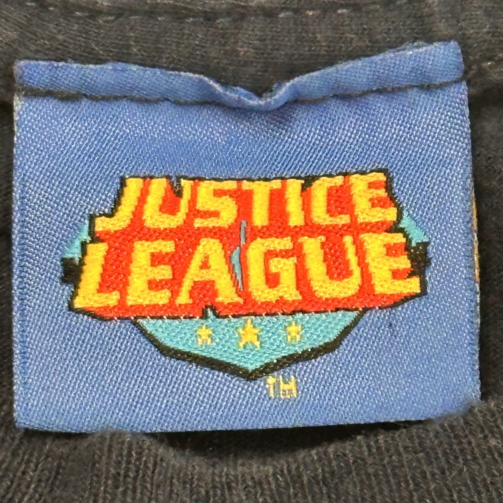 Vintage Justice League Shirt Mens M Navy Blue Superman Batman The Flash Green Lantern DC Comics Graphic Print Crew Neck Short Sleeve Size US M / EU 48-50 / 2 - 5 Thumbnail