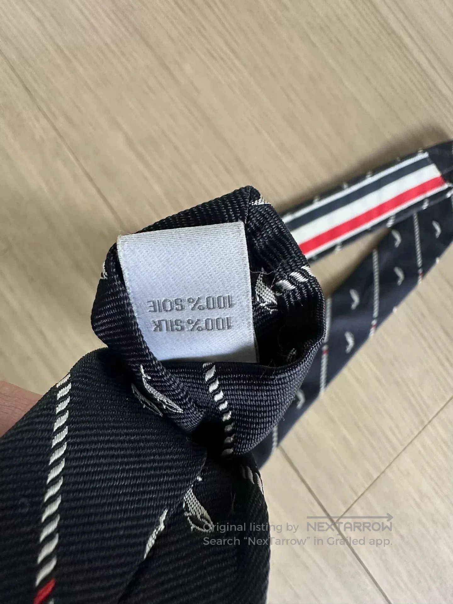 Thom Browne Thom Browne SS14 Silk Tie. Size ONE SIZE - 4 Thumbnail