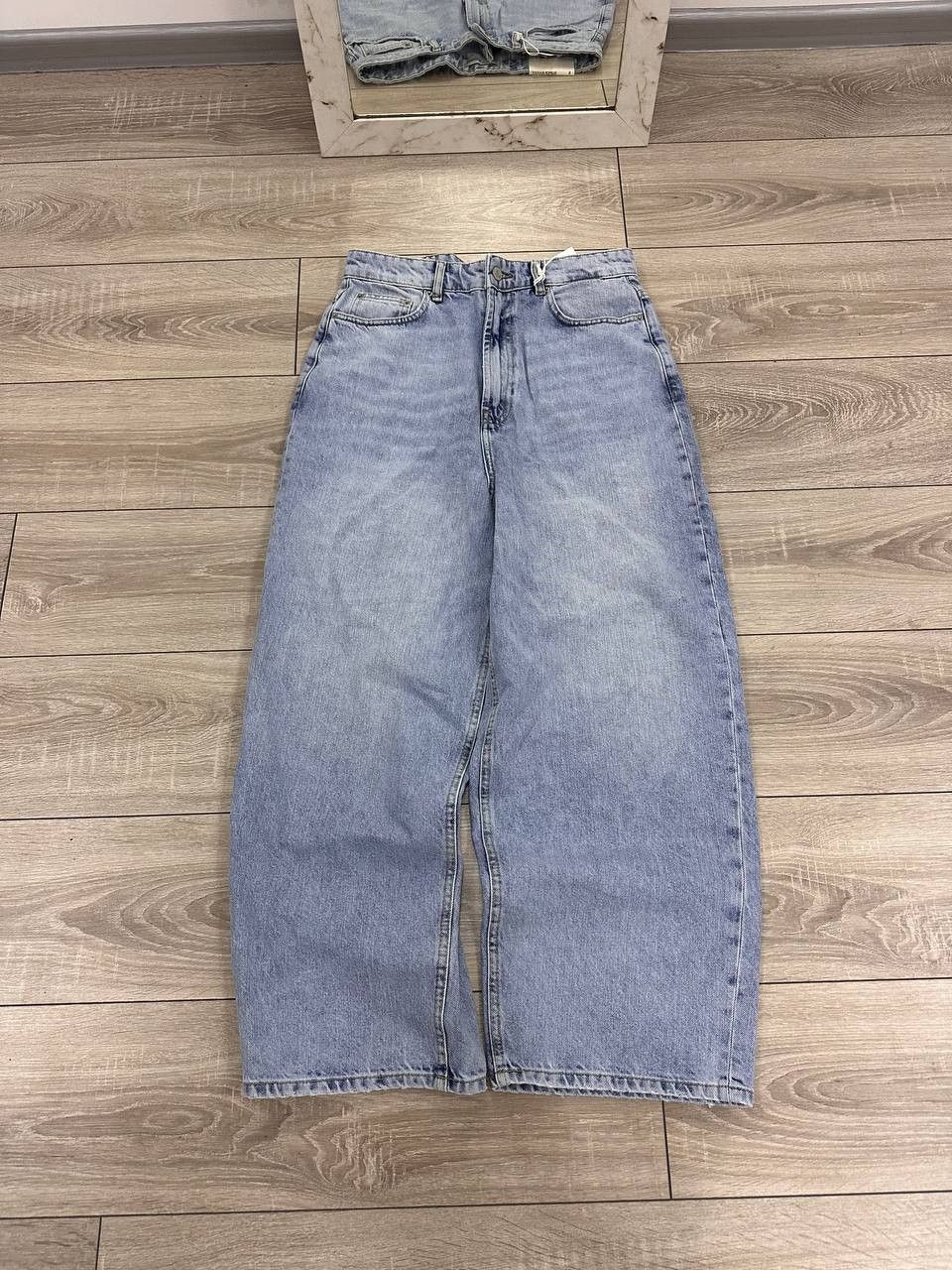 JNCO Baggy Wide Leg Light Jnco Style New Jeans Size US 30 / EU 46 - 2 Thumbnail