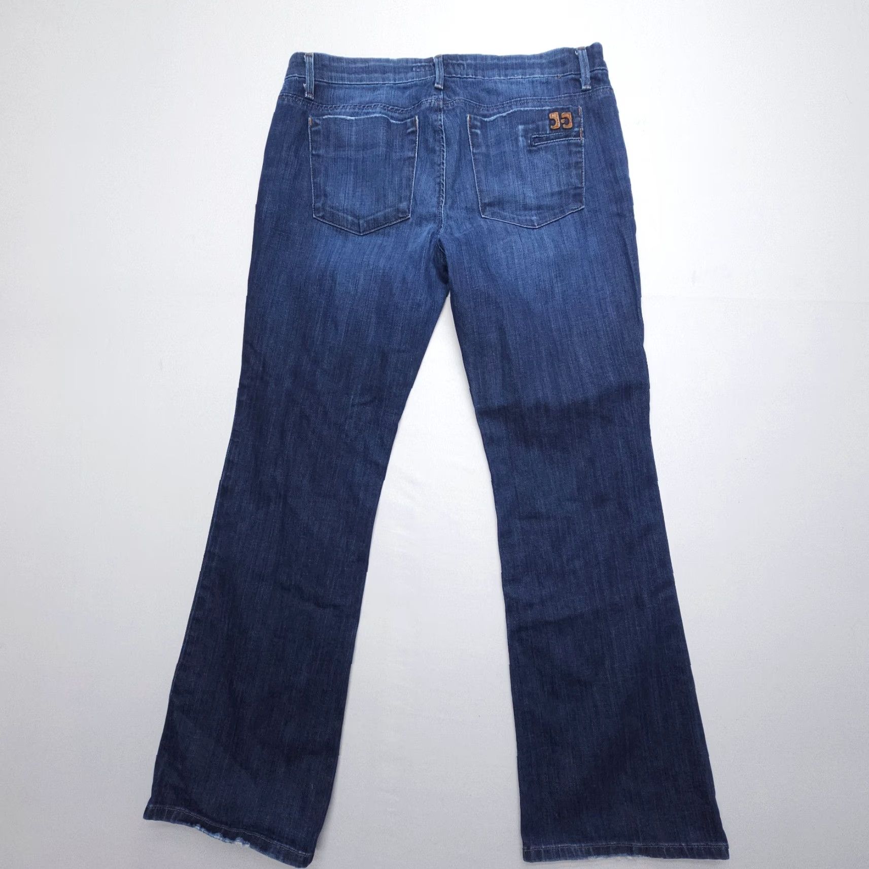 Vintage Joe's Provocateur Jeans Bootcut Low Rise Size 31 Dark Wash Denim Y2K 2000s Boho Size 24" / US 00 / IT 34 - 2 Thumbnail